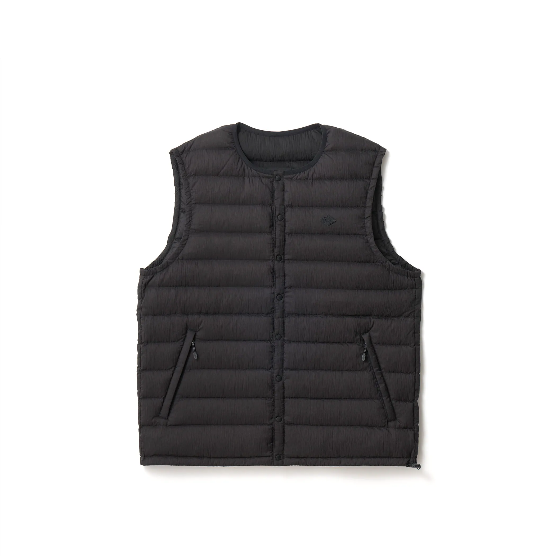MEN'S NYLON TAFFETA WHITE GOOSE INNER DOWN VEST sold by Danton