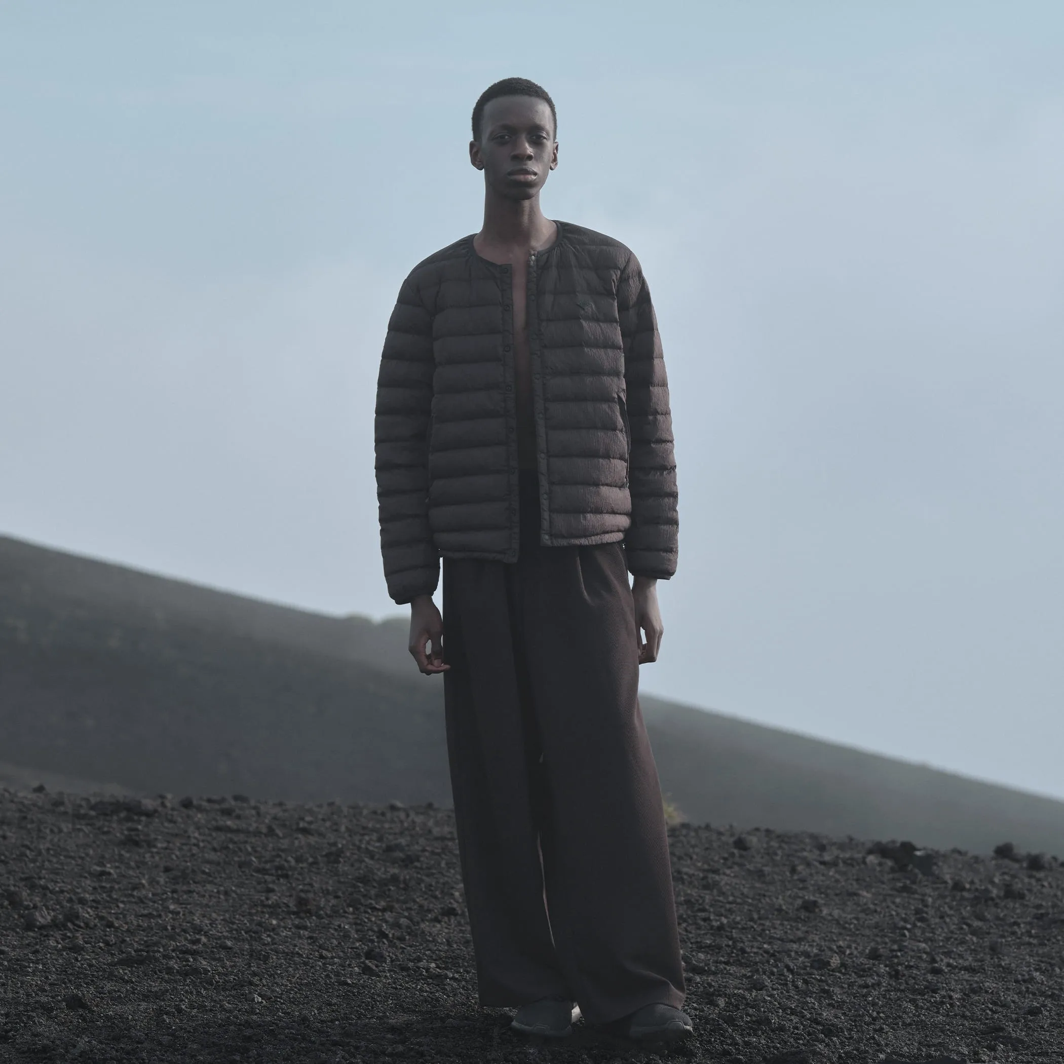 MEN'S NYLON TAFFETA WHITE GOOSE INNER DOWN JACKET sold by Danton product image thumbnail 3