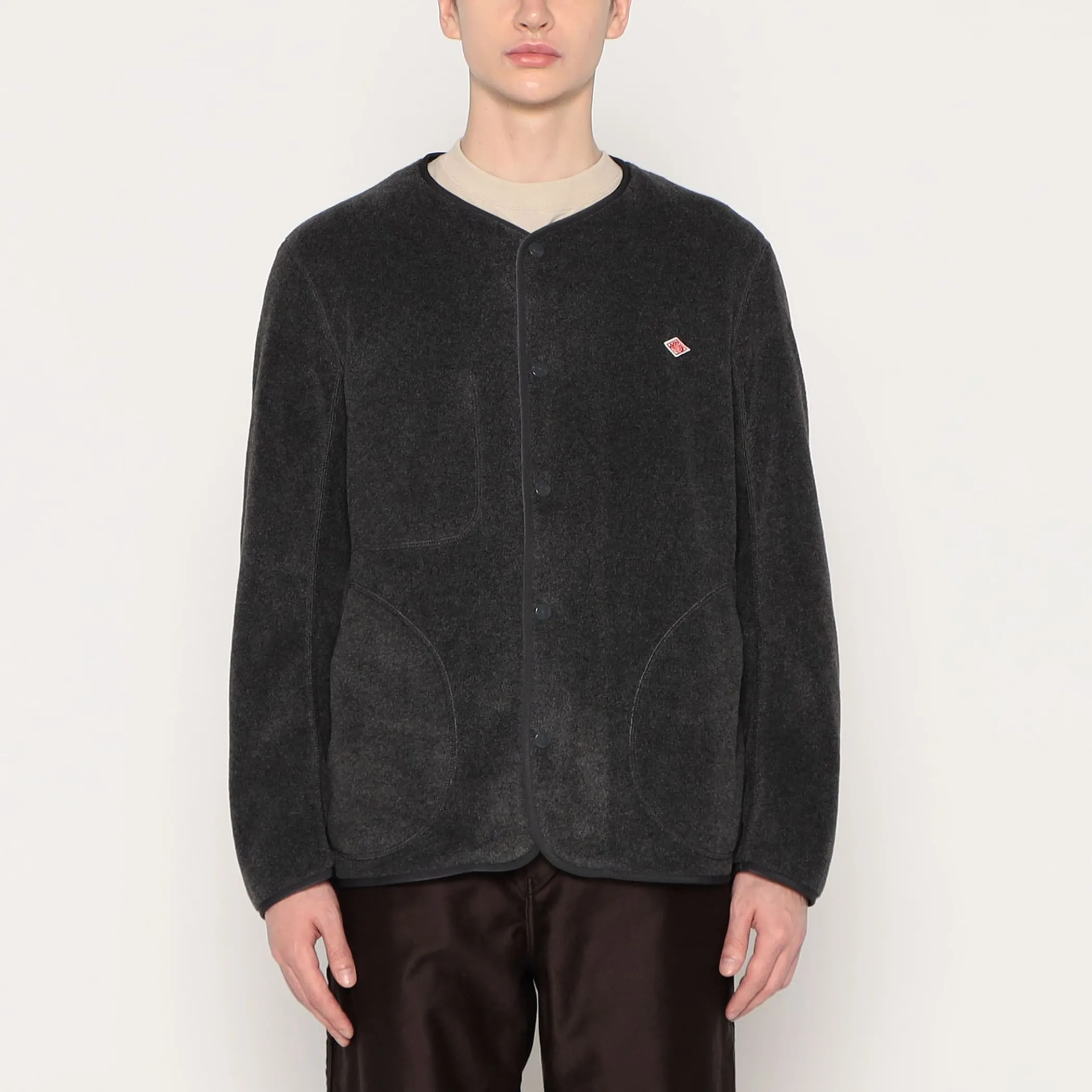 MEN'S FLEECE COLLARLESS JACKET sold by Danton product image thumbnail 4