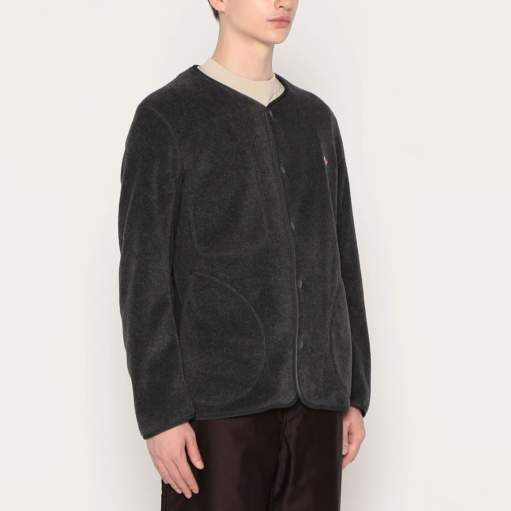 MEN'S FLEECE COLLARLESS JACKET sold by Danton product image thumbnail 5