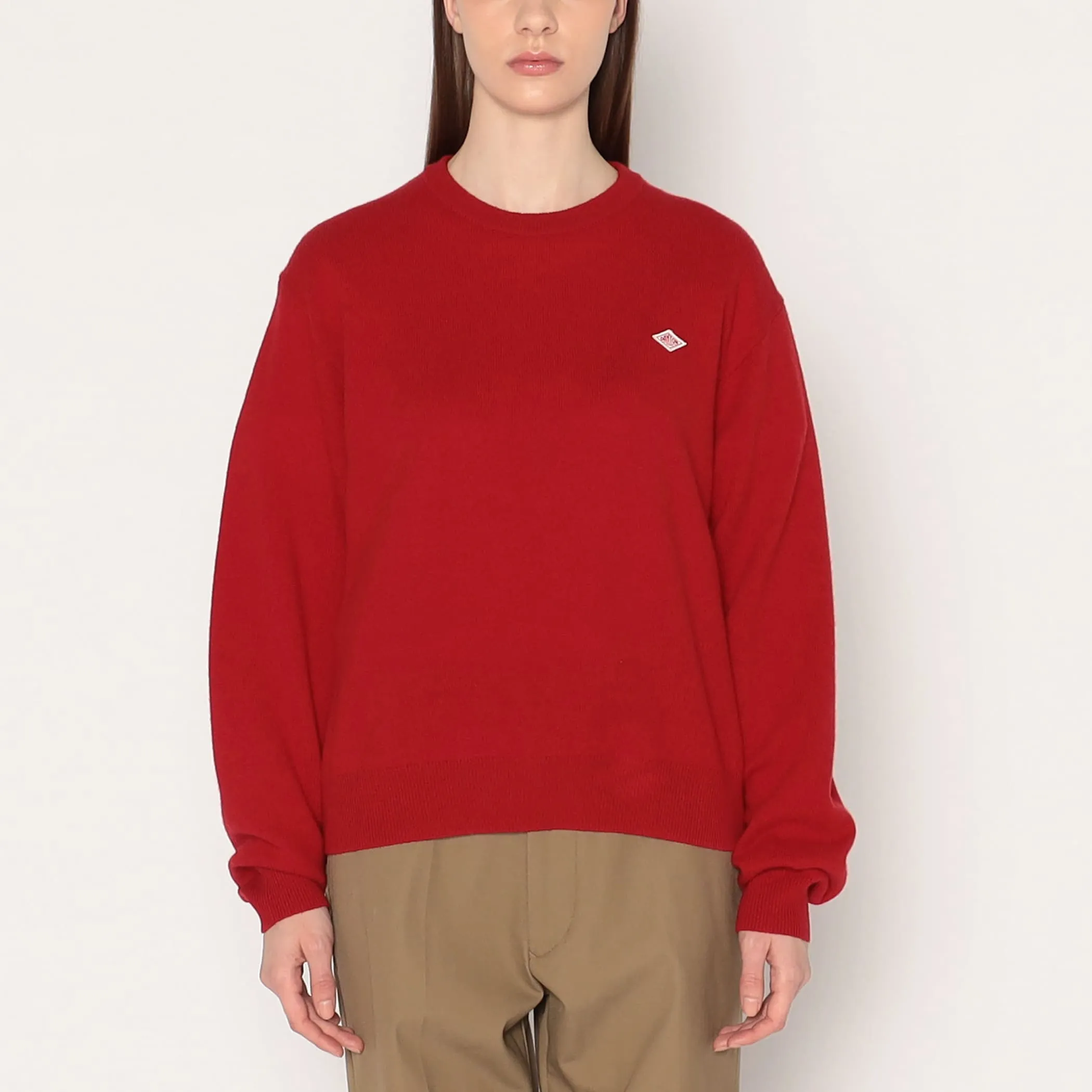 WOMEN'S LAMBSWOOL CREW NECK KNIT PULLOVER sold by Danton product image thumbnail 4