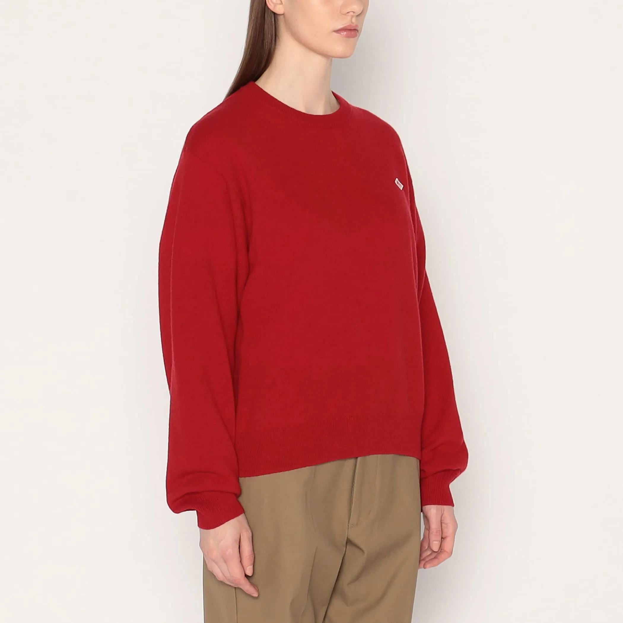 WOMEN'S LAMBSWOOL CREW NECK KNIT PULLOVER sold by Danton product image thumbnail 5