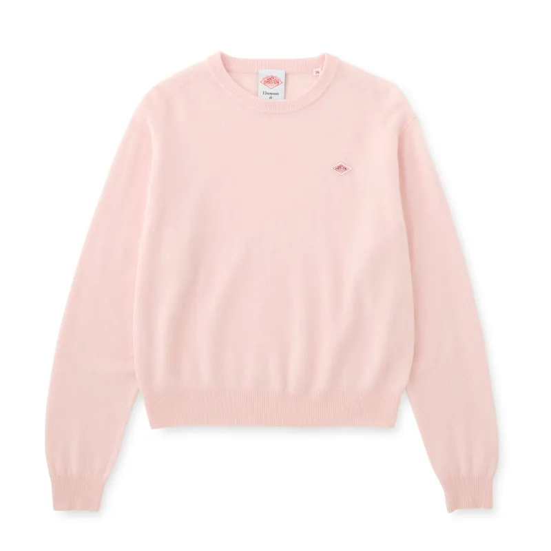 WOMEN'S LAMBSWOOL CREW NECK KNIT PULLOVER sold by Danton