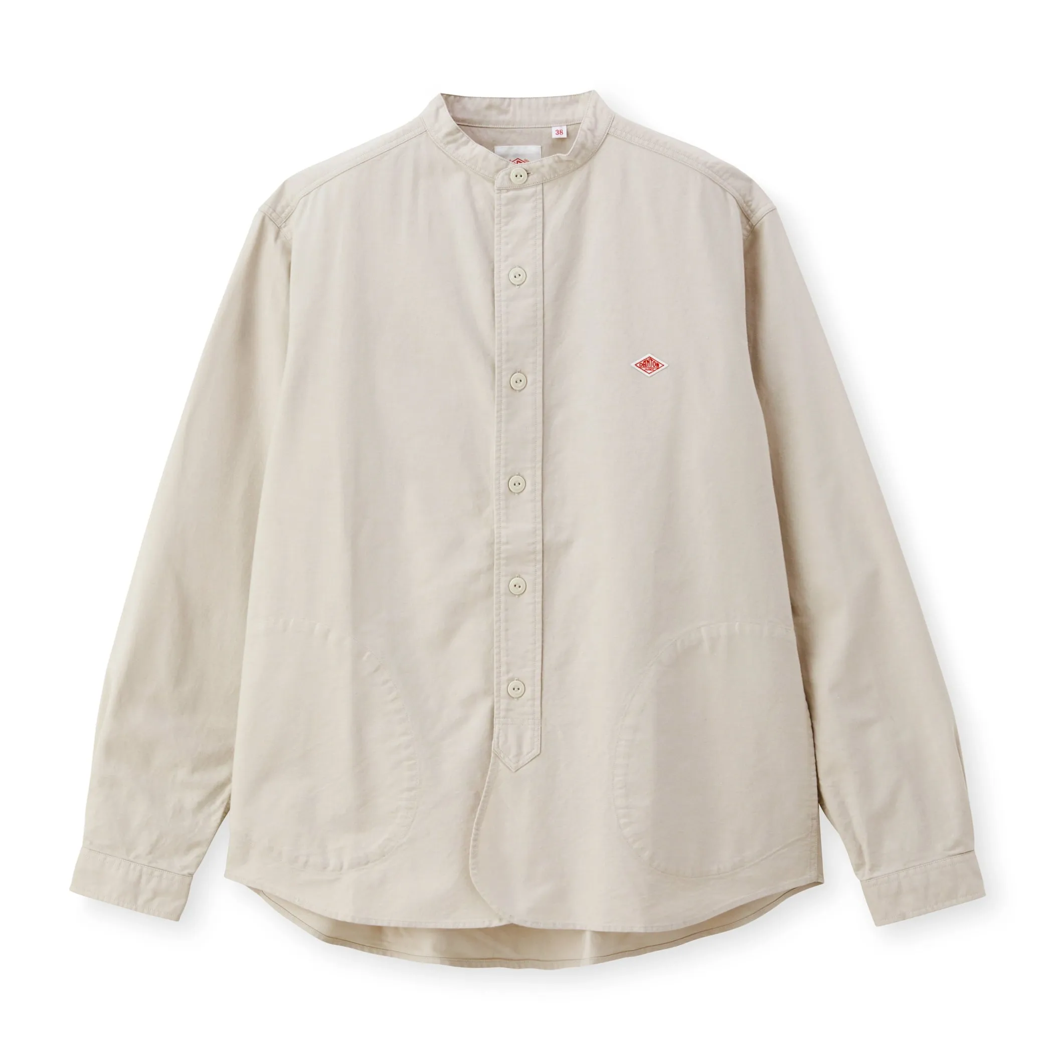 MEN'S OXFORD BAND COLLAR SHIRT PLAIN sold by Danton