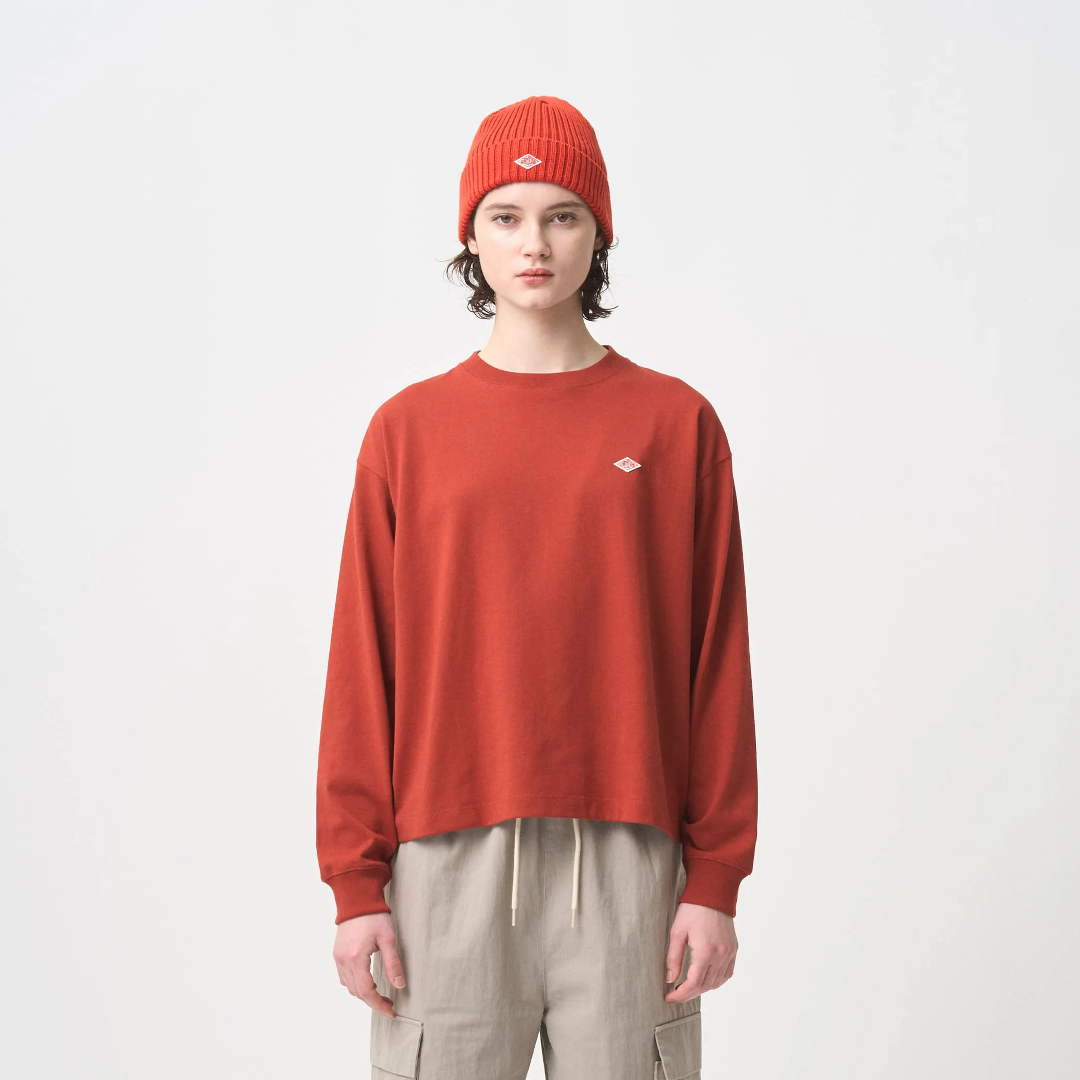 WOMEN'S LONG SLEEVE T-SHIRT PLAIN sold by Danton product image thumbnail 3