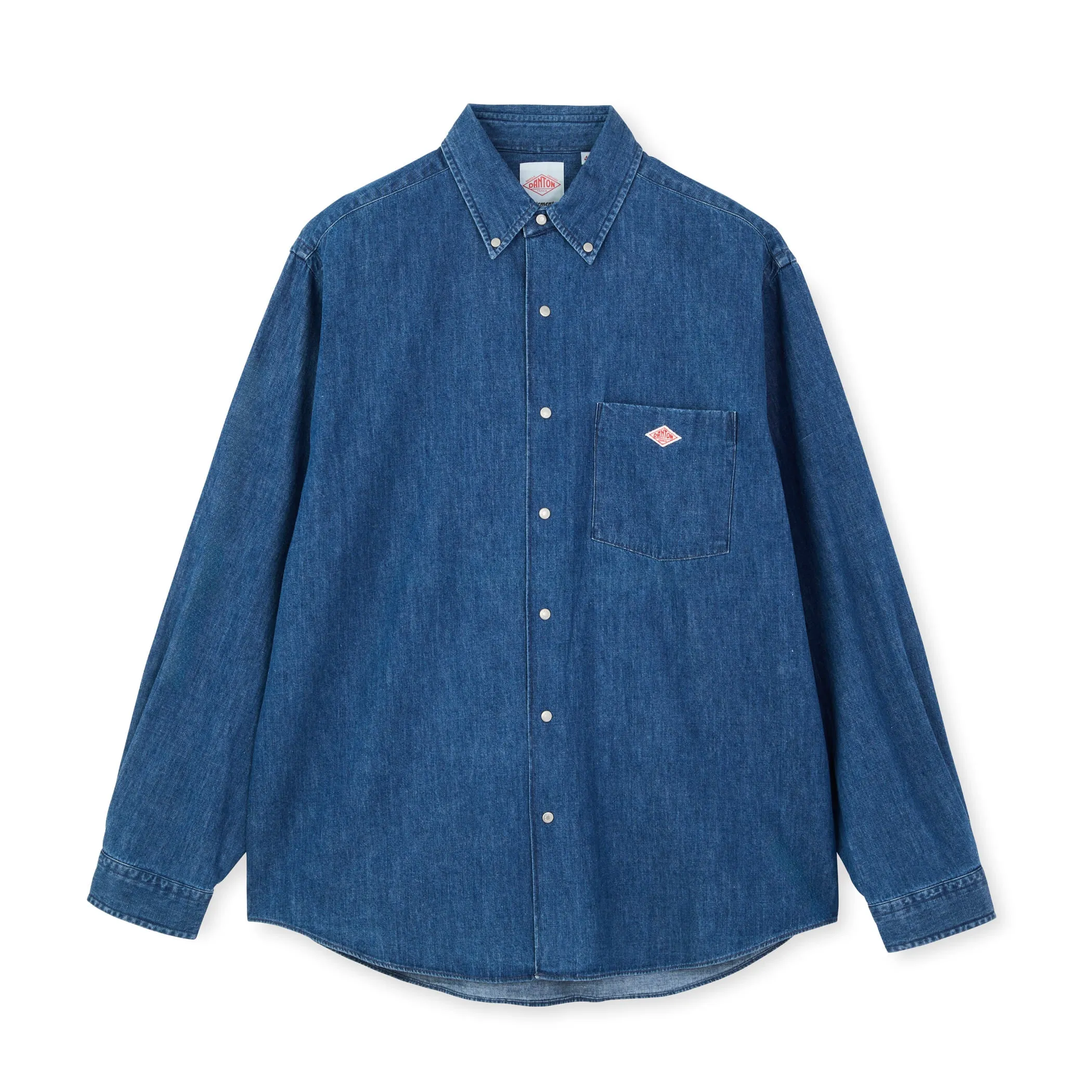 Men's Denim Dungaree Button-Down Shirt sold by Danton