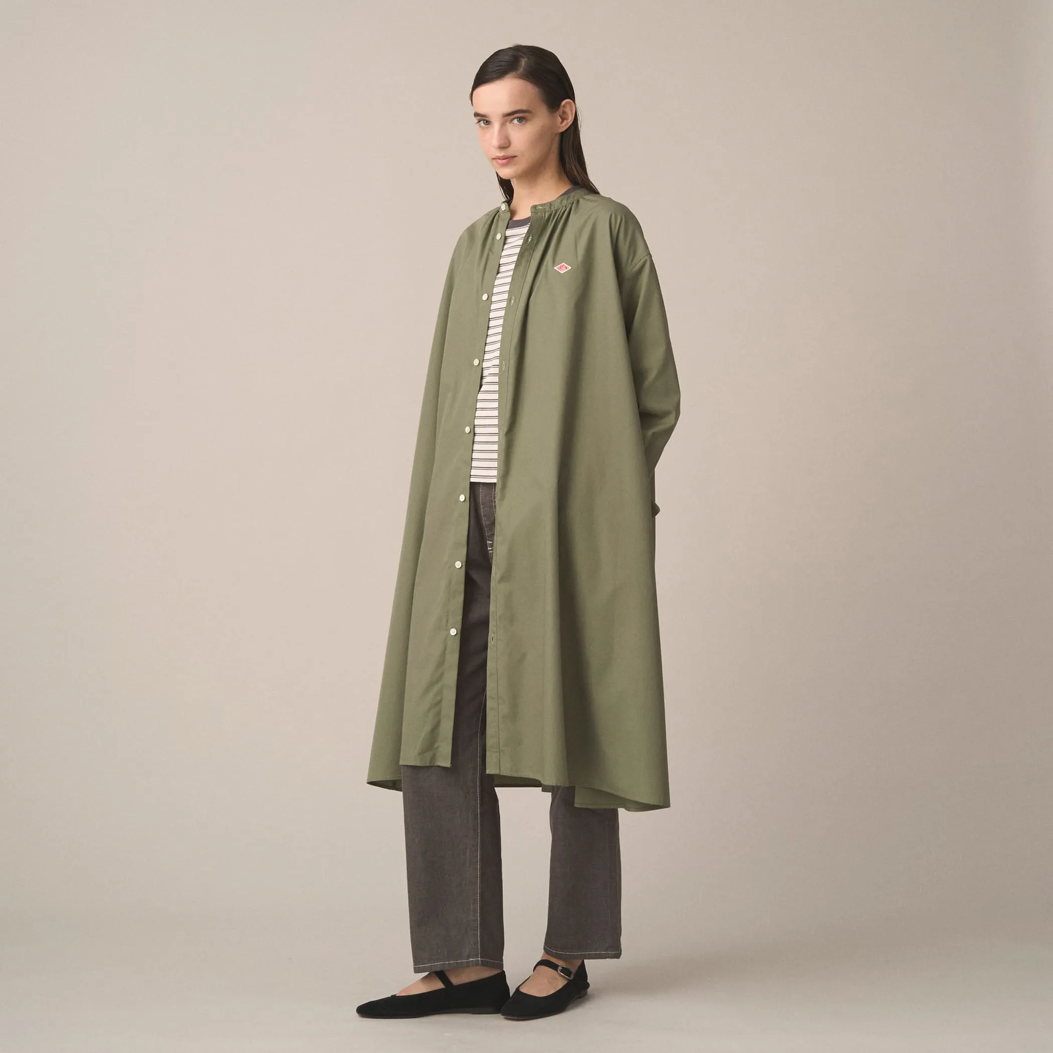 Women's T/C Broadcloth Gathered Shirt Dress sold by Danton product image thumbnail 3