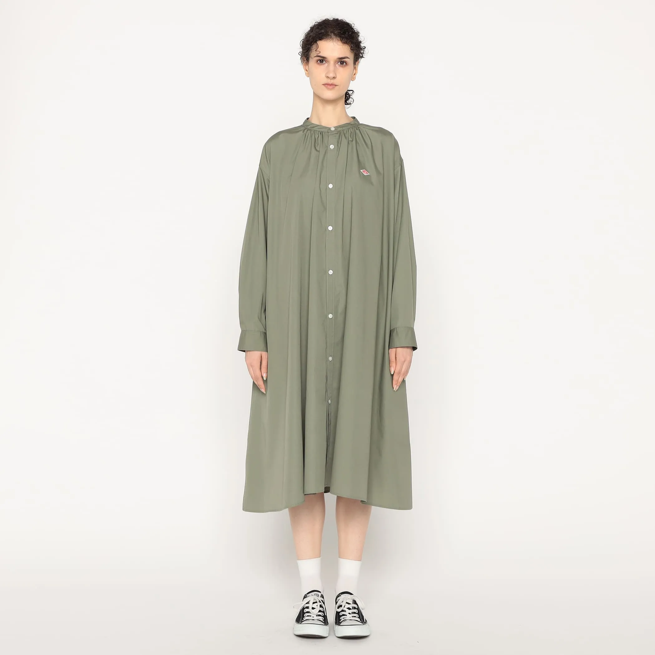 Women's T/C Broadcloth Gathered Shirt Dress sold by Danton product image thumbnail 4