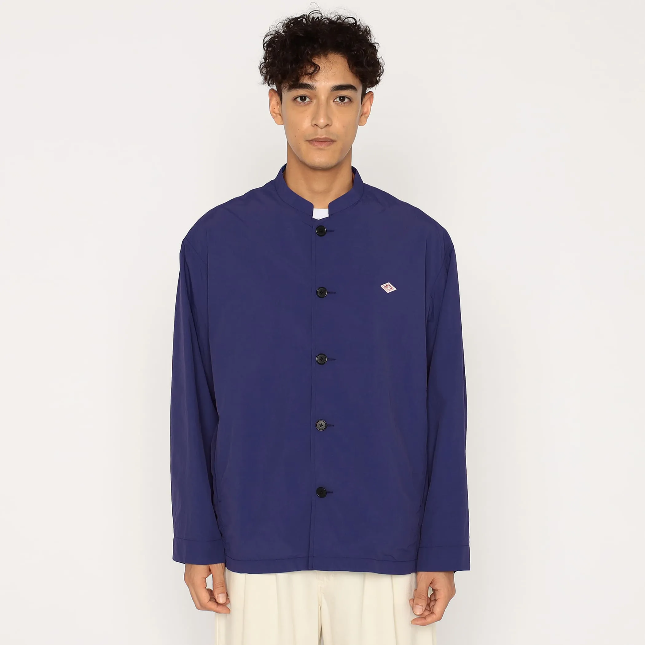 Men's Nylon Tusser Stand Collar Jacket sold by Danton product image thumbnail 2