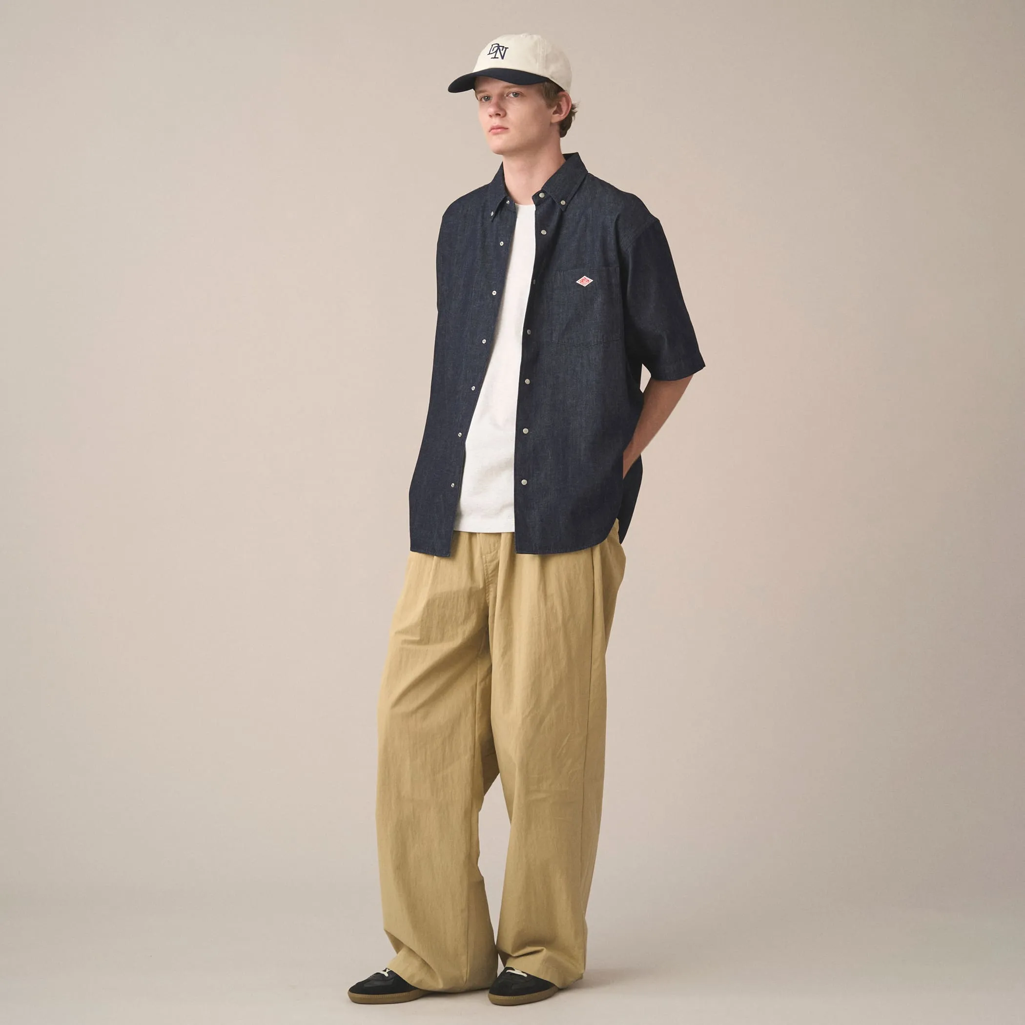 Men's C/N Twill Double Pleated Easy Pants sold by Danton product image thumbnail 2