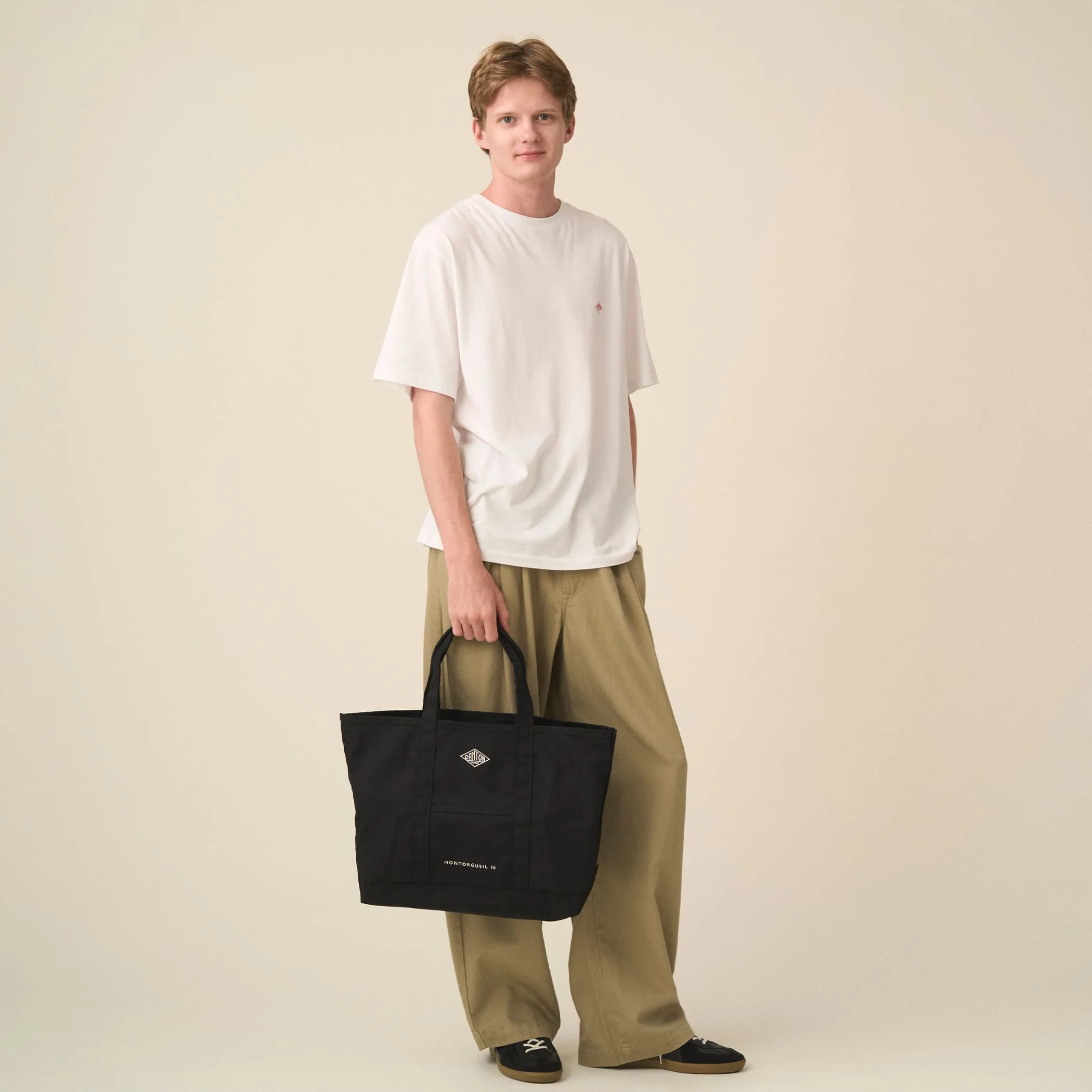 MONTORGUEIL - Canvas Marche Bag sold by Danton product image thumbnail 4