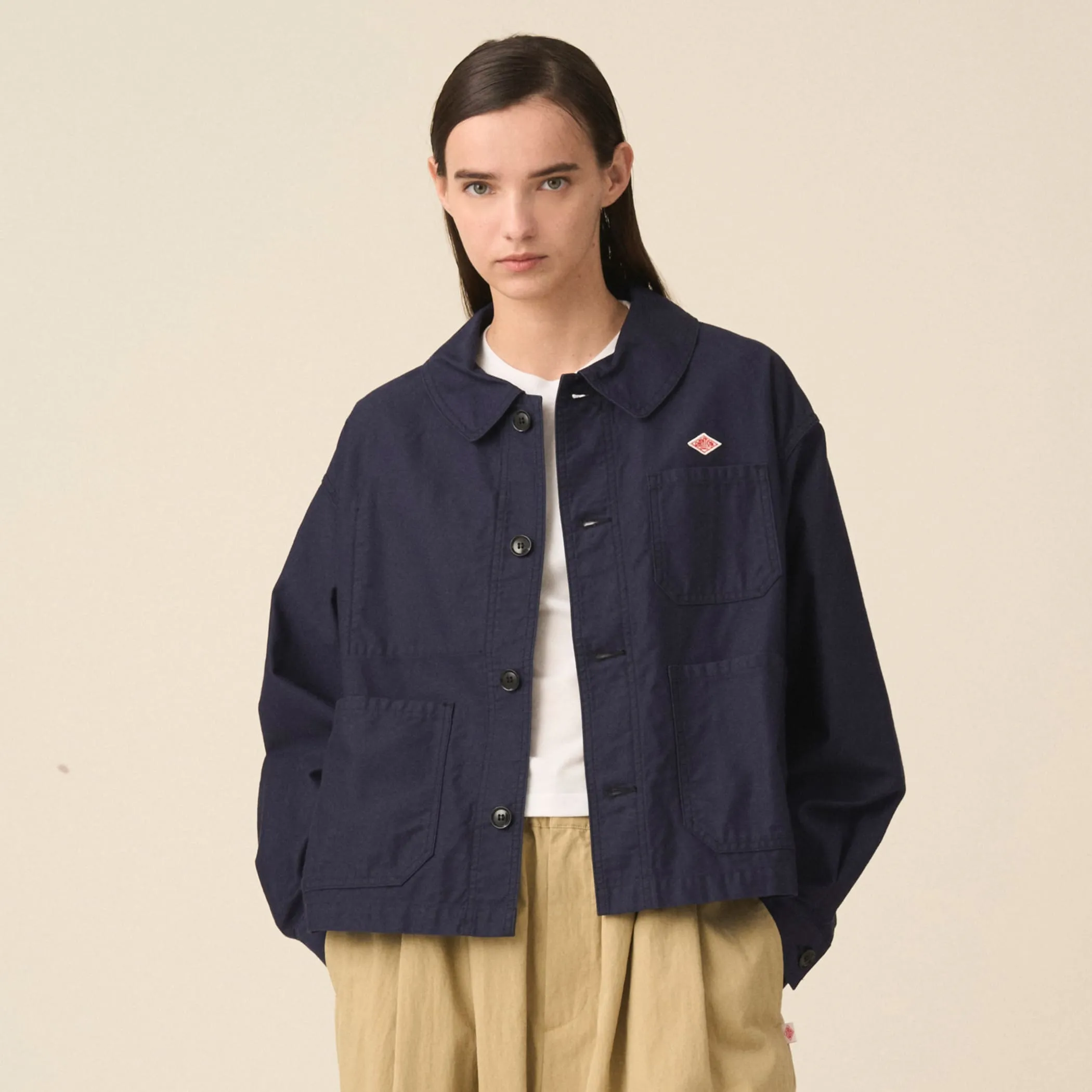 Women's Moleskin Wide Coverall Jacket sold by Danton product image thumbnail 3