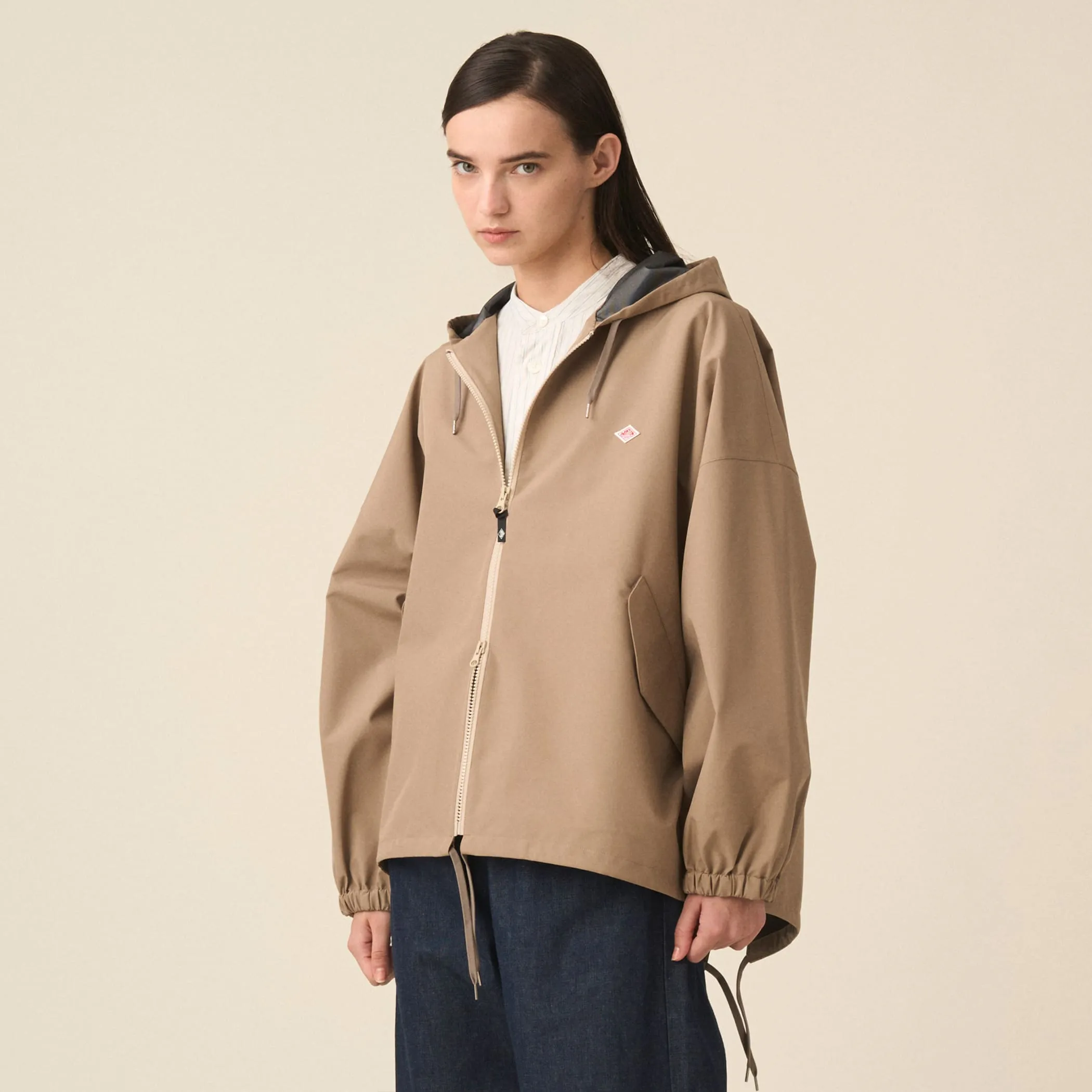 Women's 3-Layer Cloth Hooded Jacket sold by Danton product image thumbnail 3