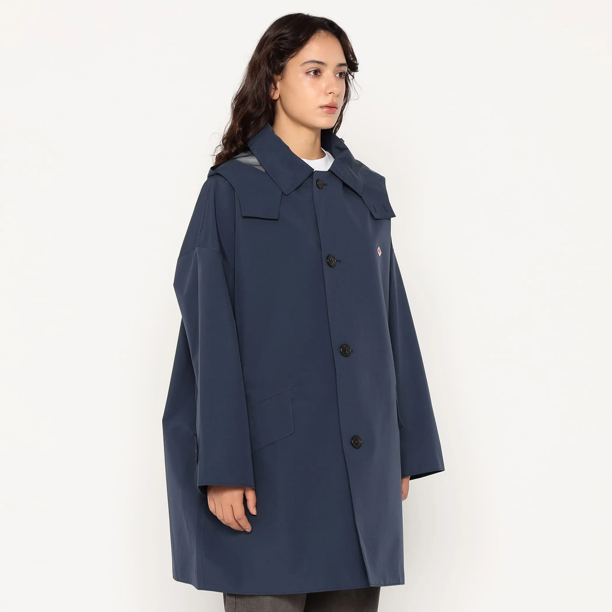 Women's 3-Layer Cloth Hooded Balmacaan Coat sold by Danton product image thumbnail 5