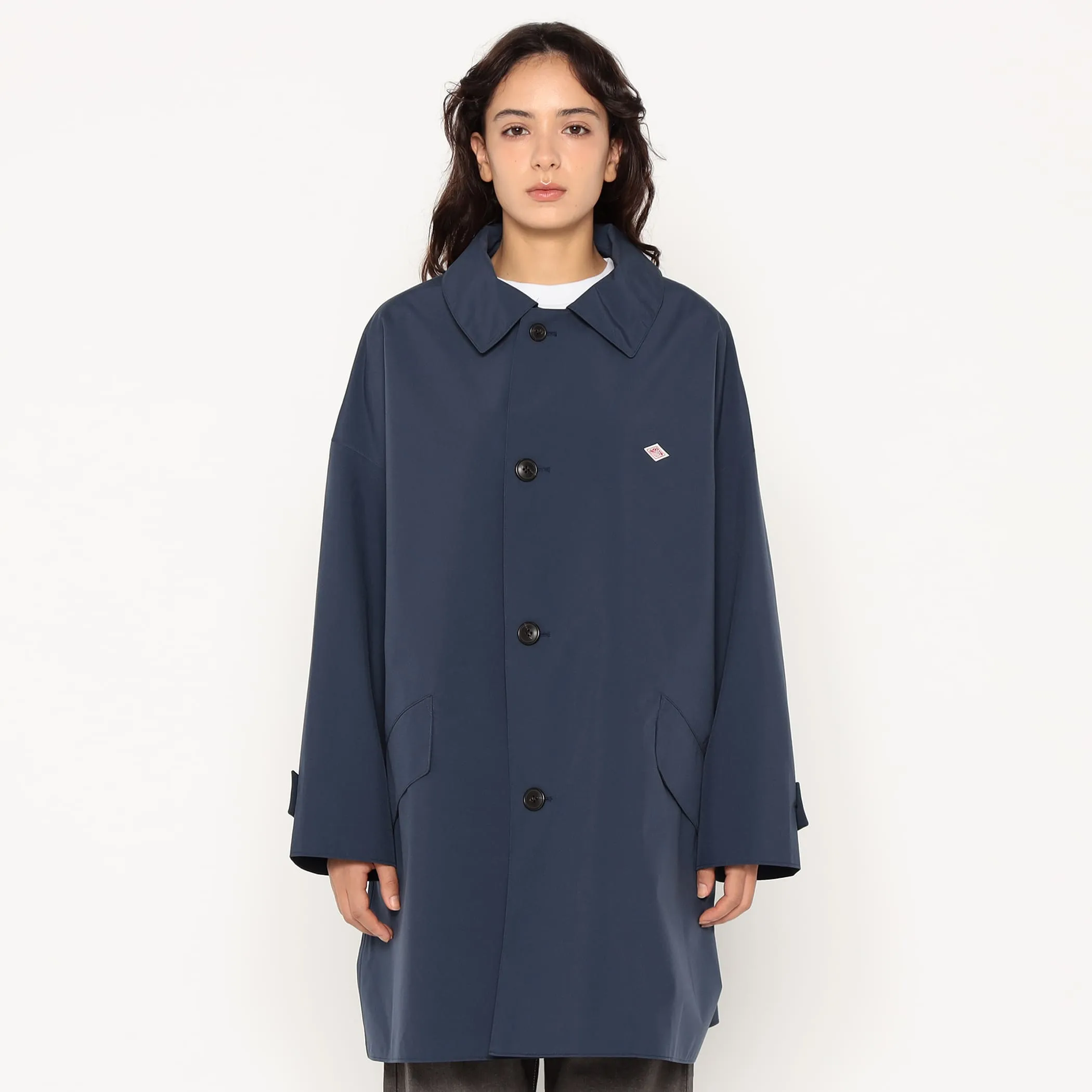 Women's 3-Layer Cloth Hooded Balmacaan Coat sold by Danton product image thumbnail 4