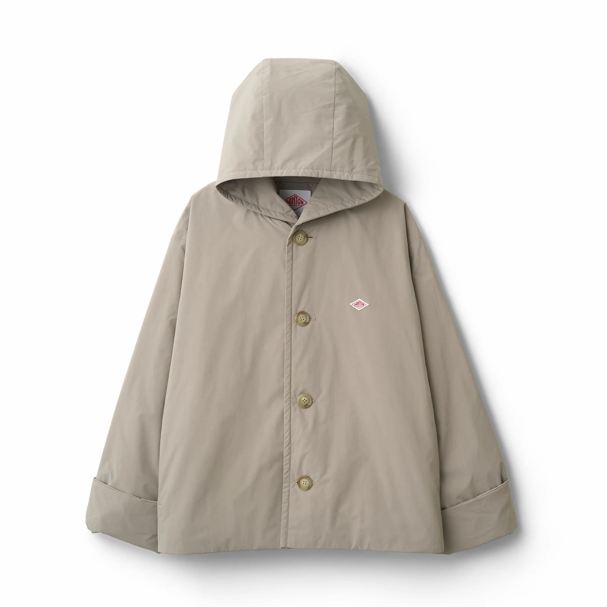 Women's Insulation Hooded Wide Jacket sold by Danton