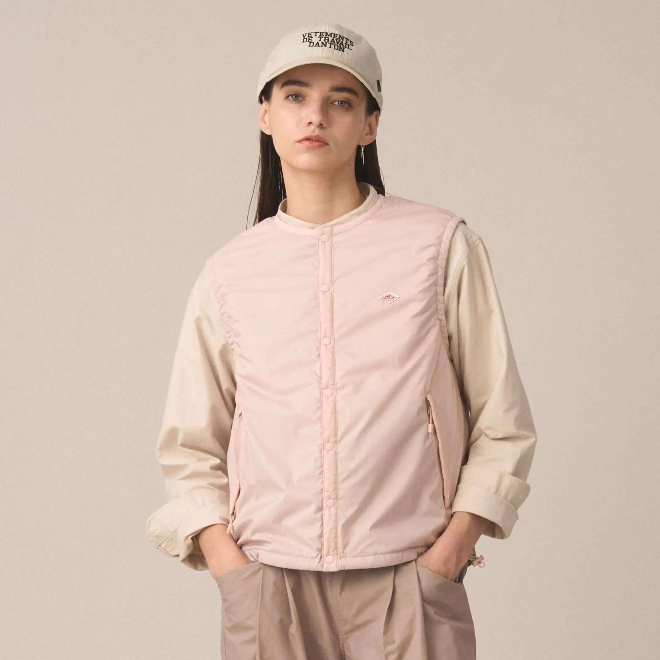 Women's Insulation Collarless Vest sold by Danton product image thumbnail 2