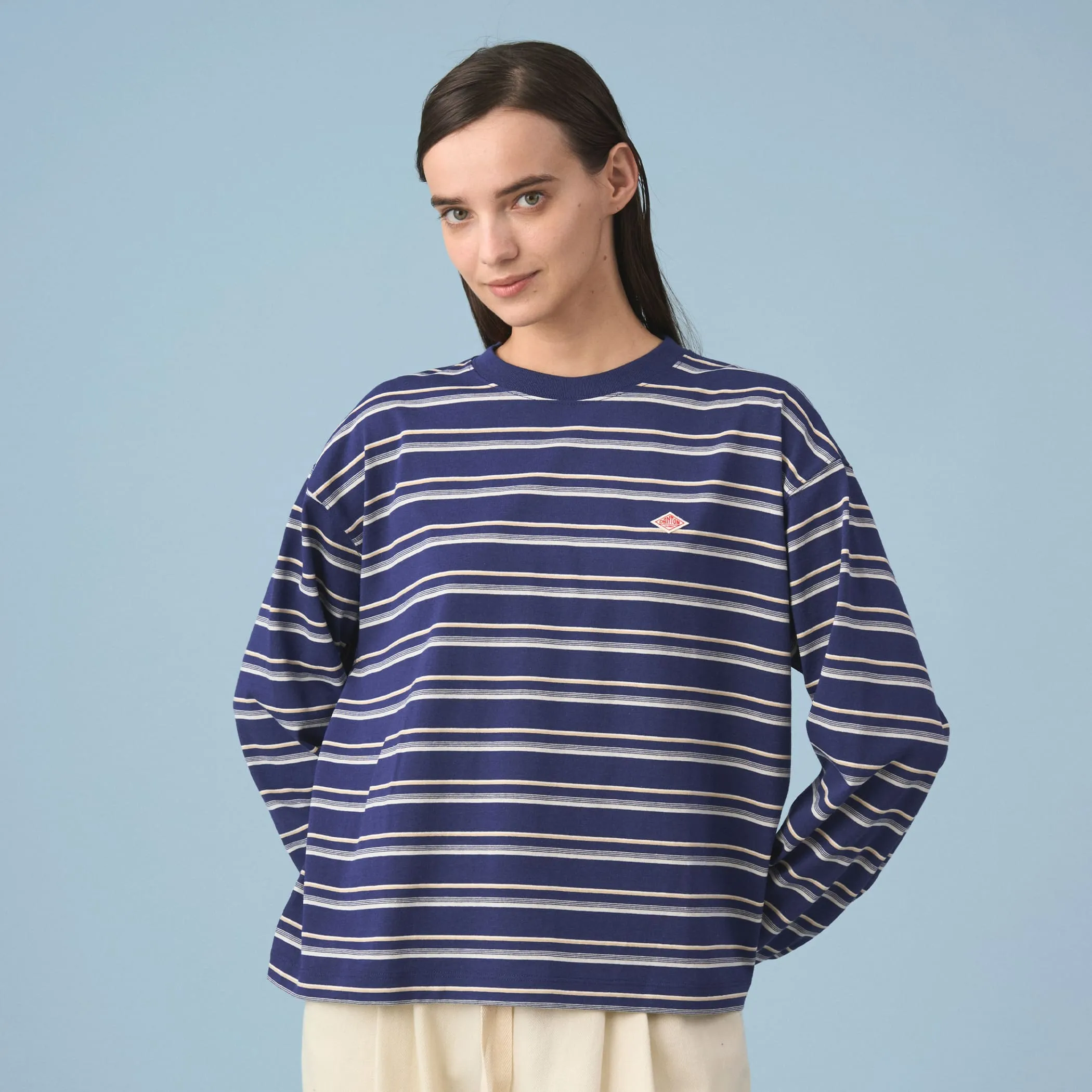 Women's Long Sleeve T-shirt Stripe sold by Danton product image thumbnail 3