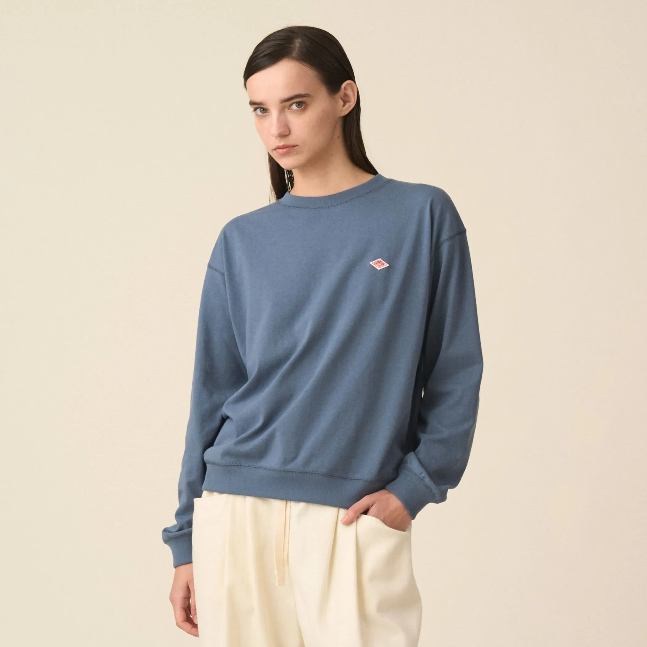 Women's Long Sleeve Sweat T-shirt sold by Danton product image thumbnail 2