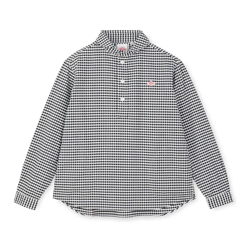 Women's Oxford Round Collar Pullover Shirt Pattern made by Danton