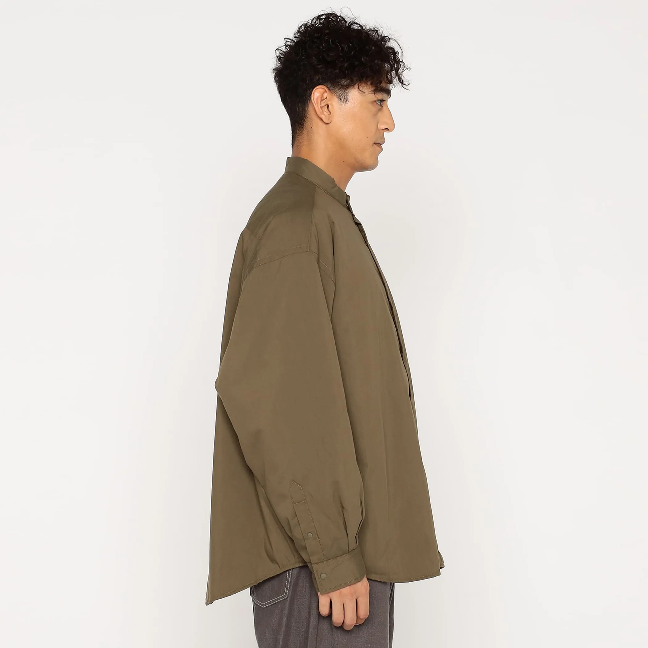 Men's Insulation Stand Collar Shirt Jacket sold by Danton product image thumbnail 4