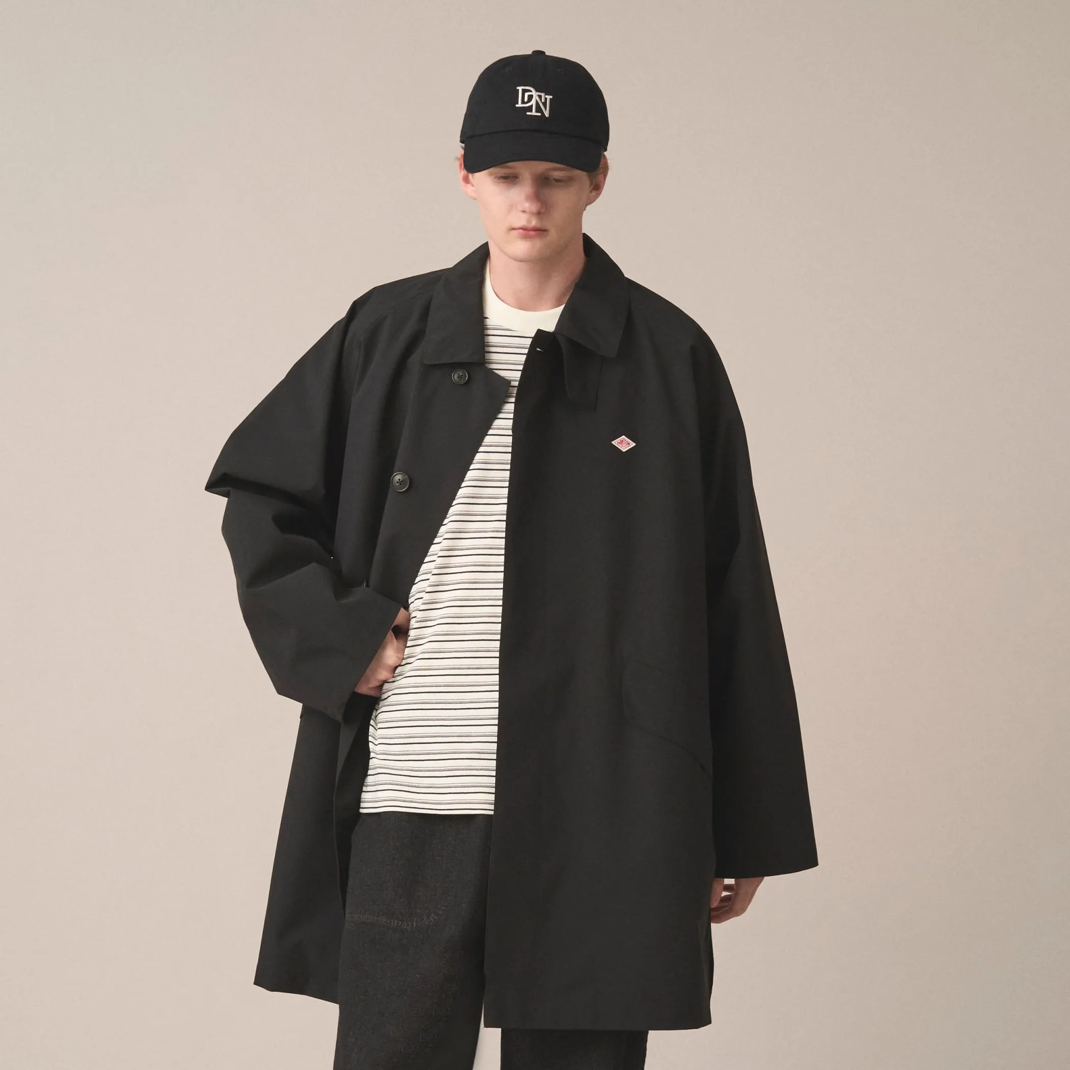 Men's 3-Layer Cloth Balmacaan Mid-length Coat sold by Danton product image thumbnail 3