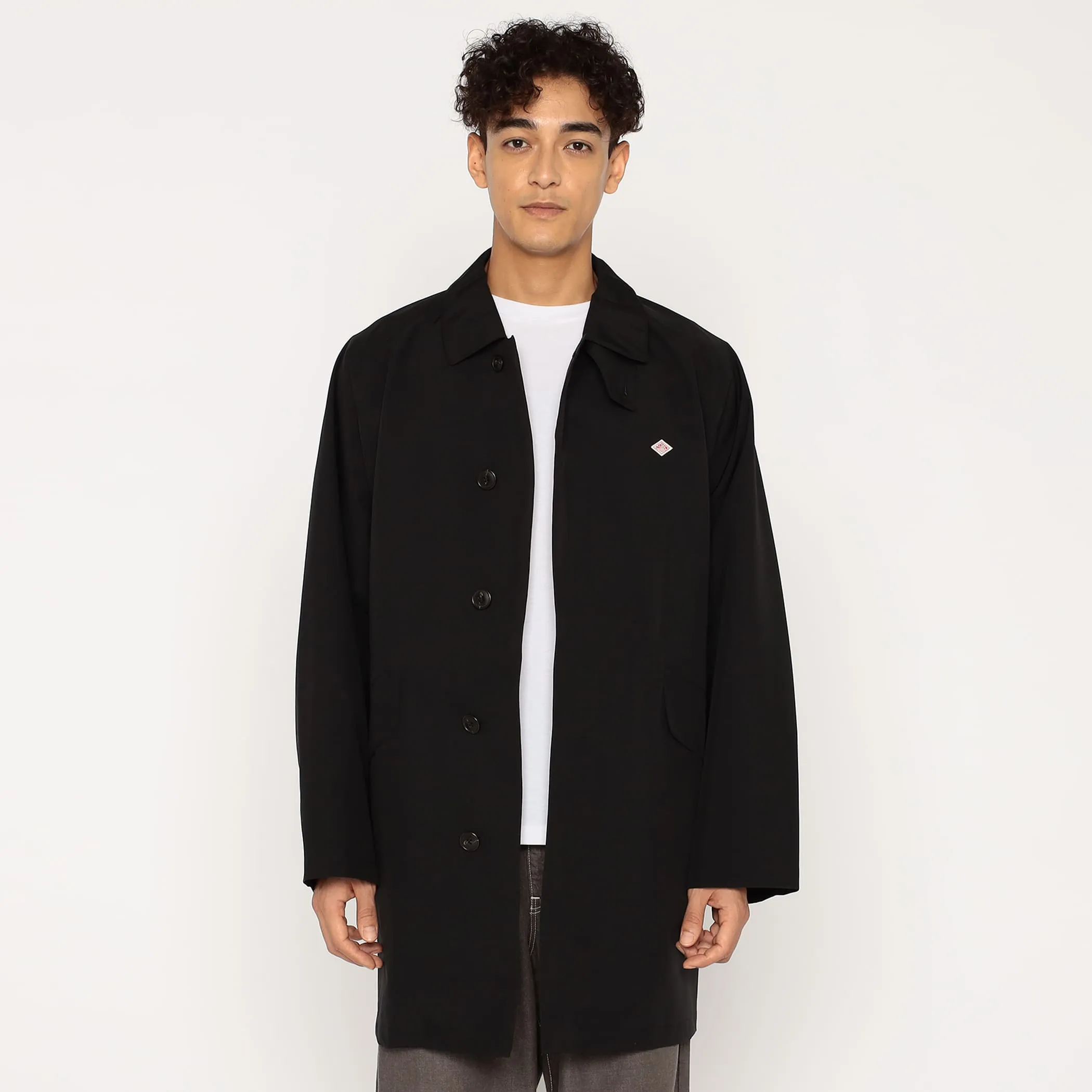 Men's 3-Layer Cloth Balmacaan Mid-length Coat sold by Danton product image thumbnail 5