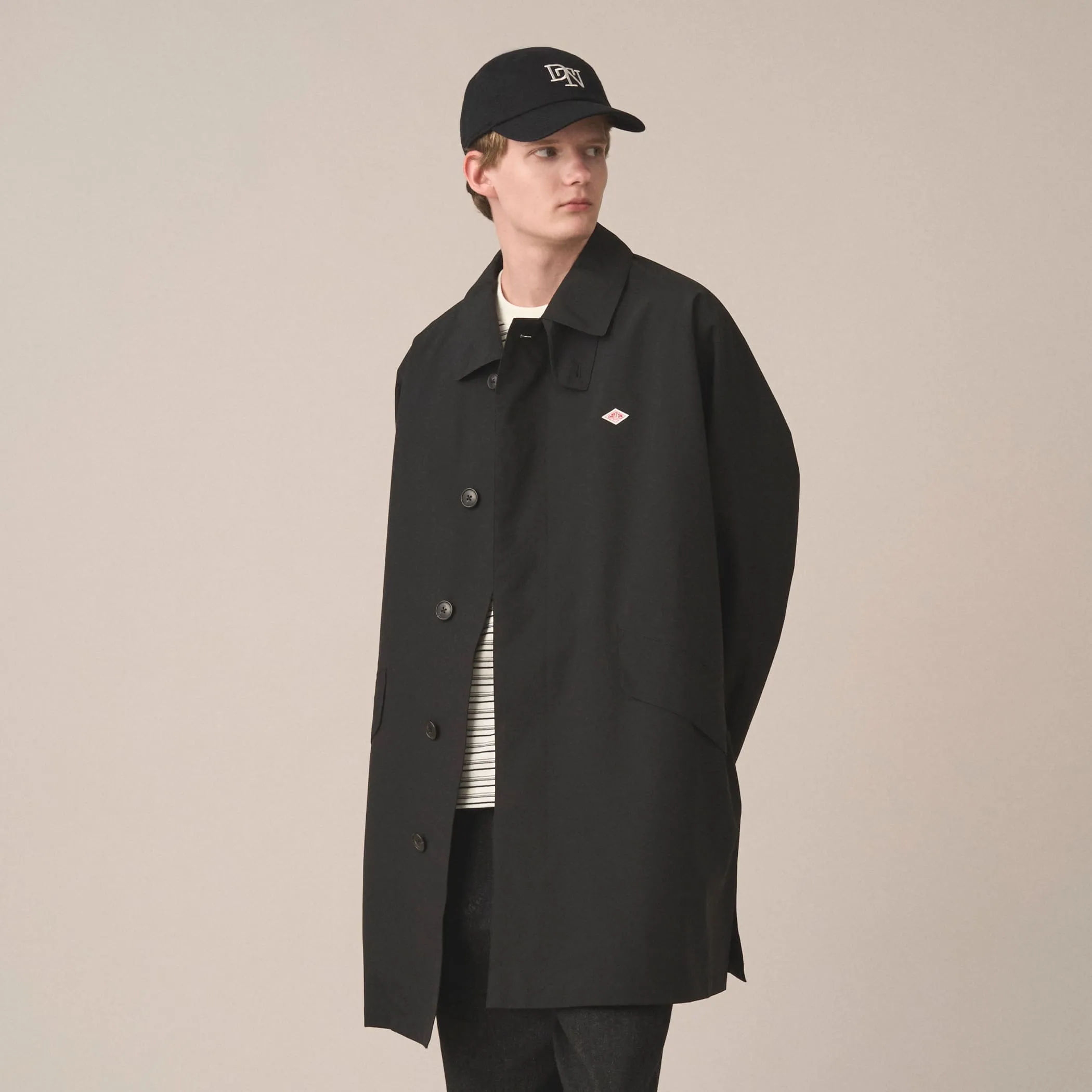 Men's 3-Layer Cloth Balmacaan Mid-length Coat sold by Danton product image thumbnail 2