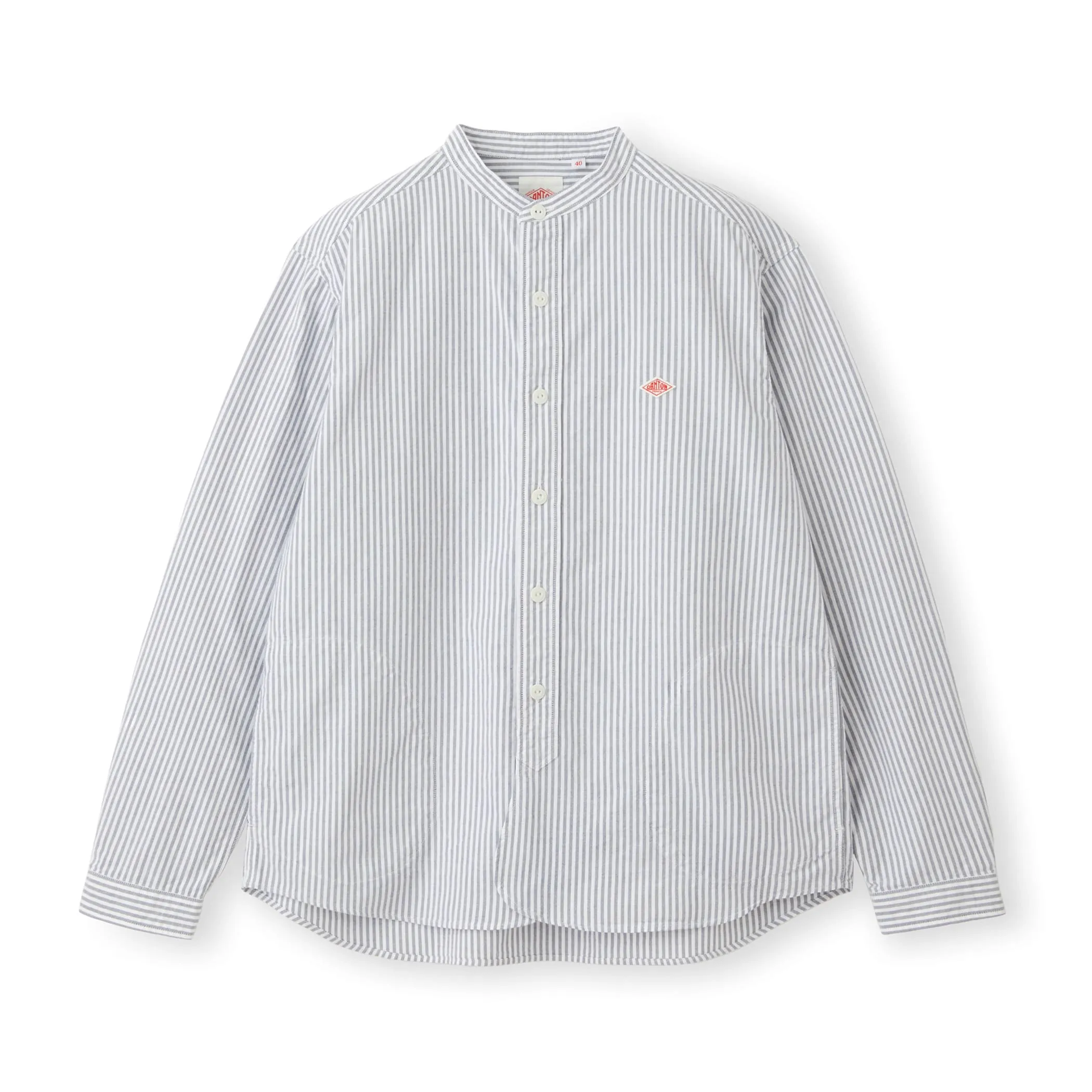 Men's Oxford Band Collar Shirt Pattern sold by Danton