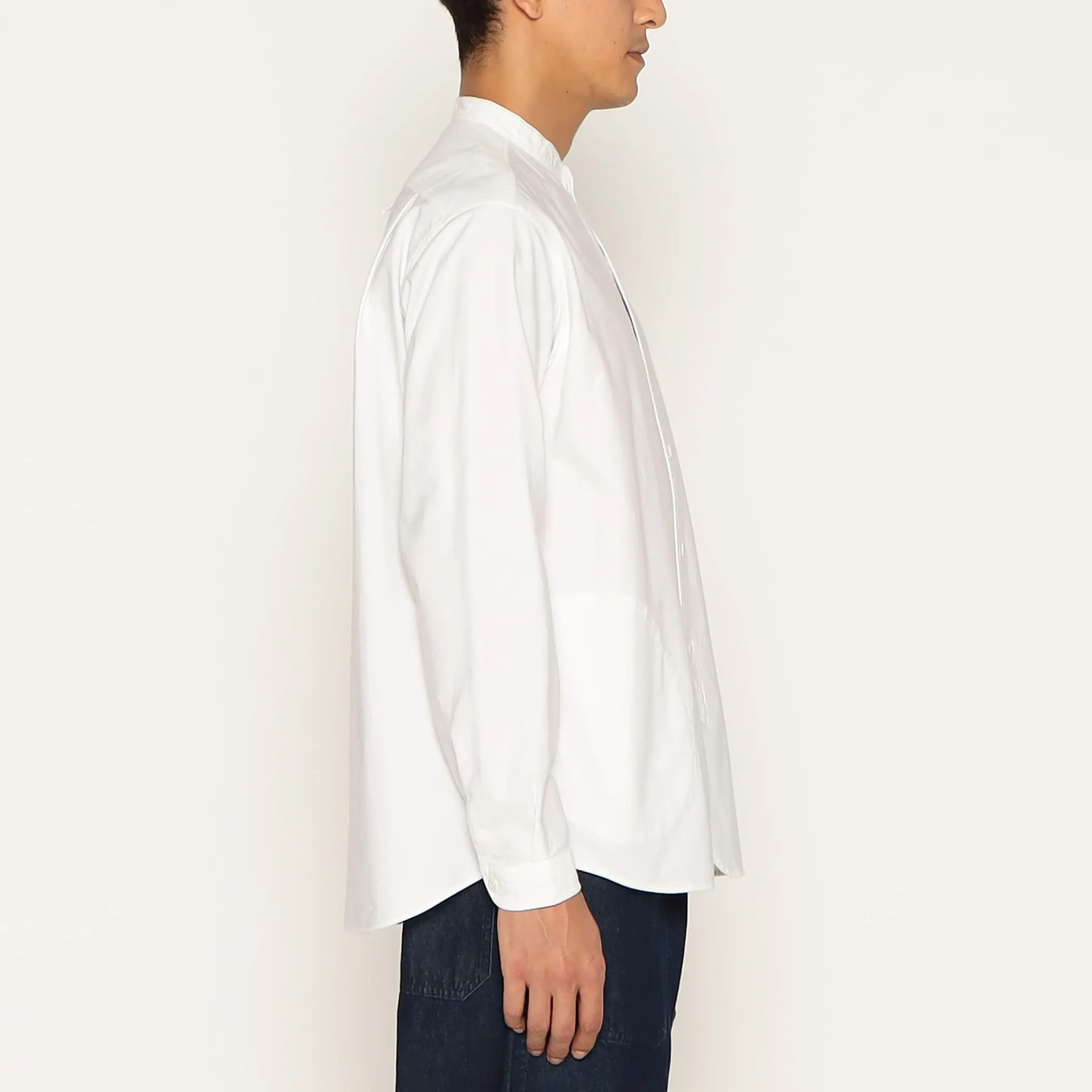 Men's Oxford Band Collar Shirt sold by Danton product image thumbnail 4