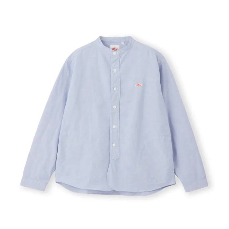 Men's Oxford Band Collar Shirt made by Danton