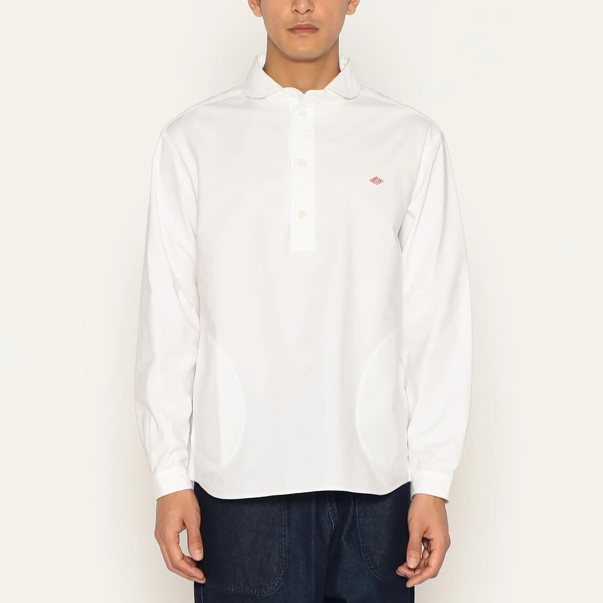 Men's Oxford Round Collar Pullover Shirt sold by Danton product image thumbnail 3