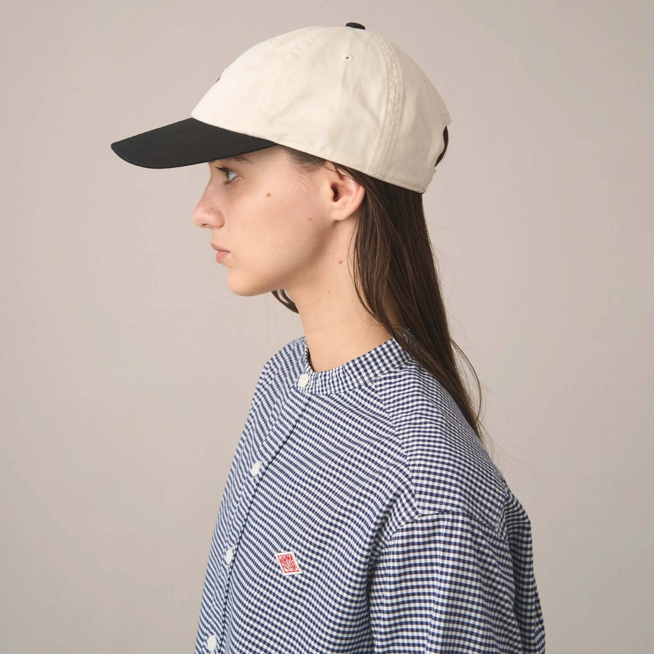 Chino Cloth 6-Panel Cap 2tone sold by Danton product image thumbnail 3