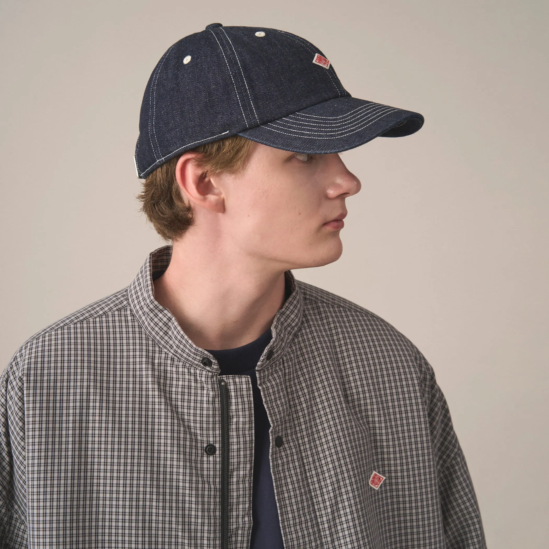 Denim 6-Panel Cap sold by Danton product image thumbnail 2