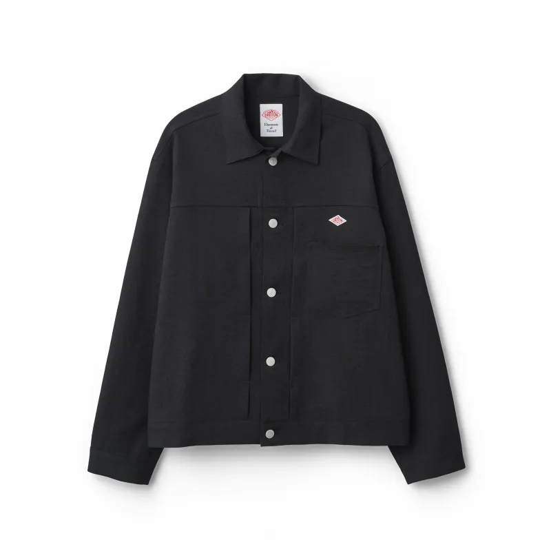 Men's Polyester Twill Jeans Jacket Style Shirt Blouson sold by Danton