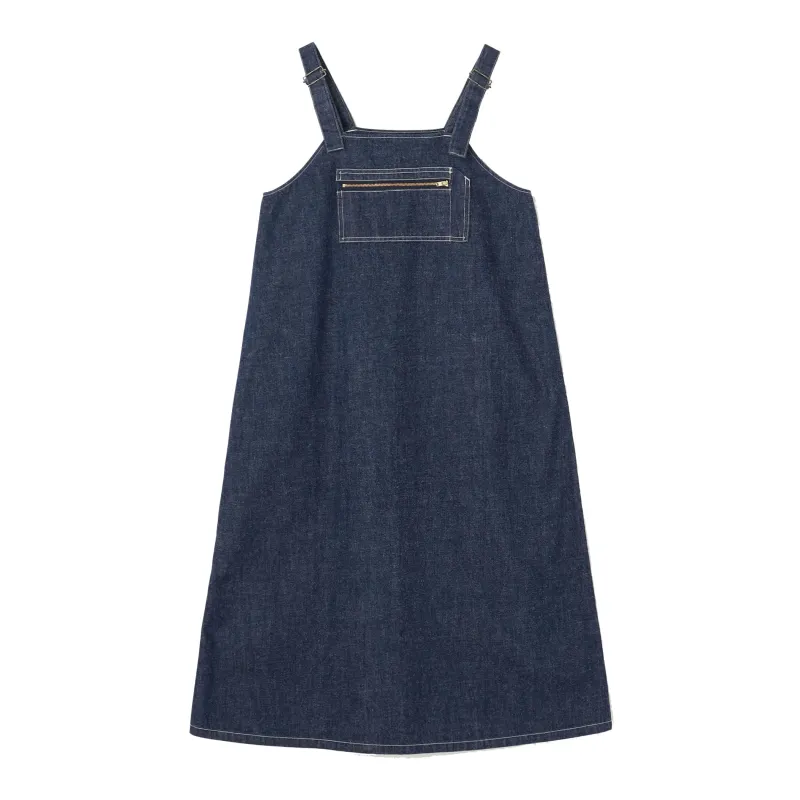 Women's Denim Overalls Skirt made by Danton