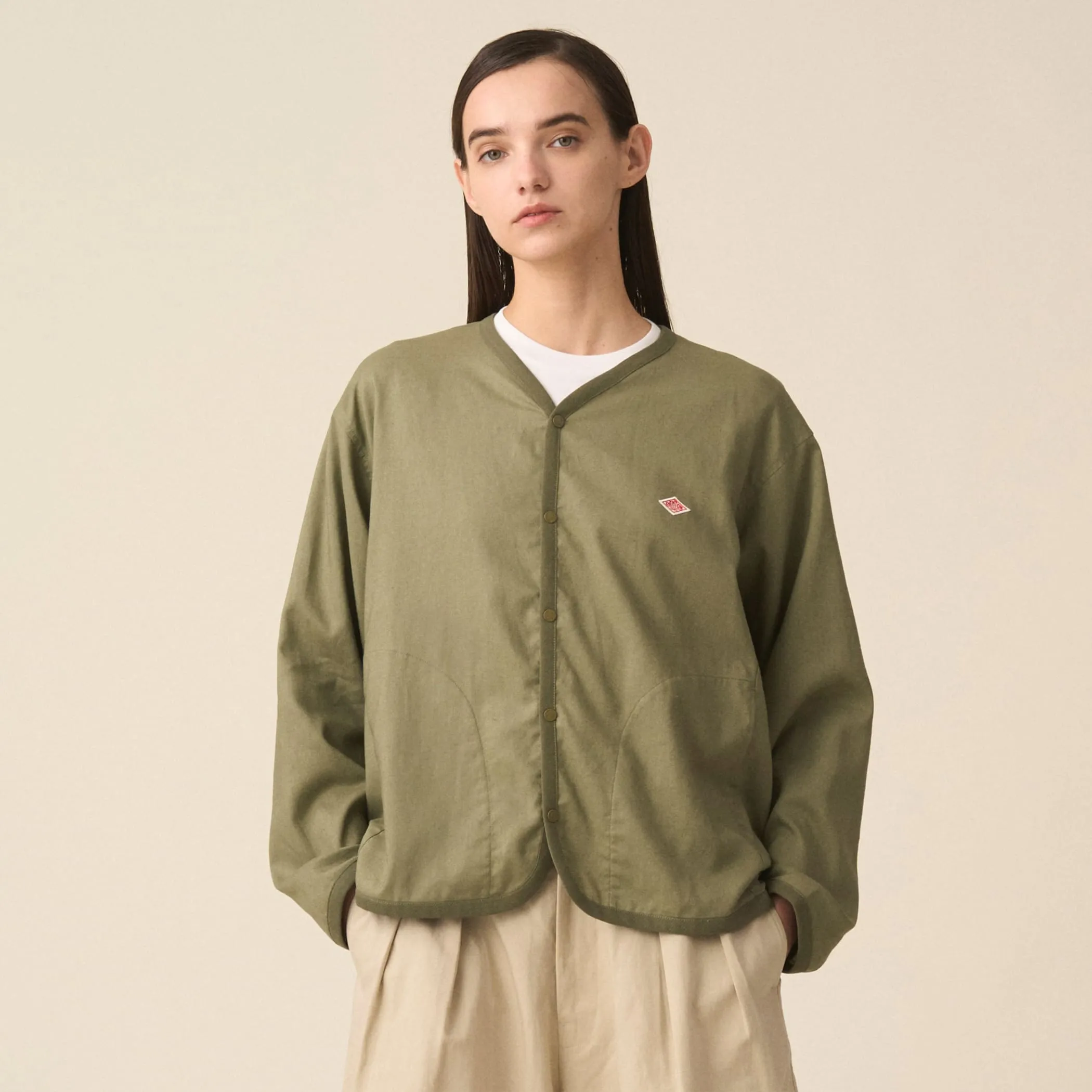 Women's Linen Polyester Cloth Shirt Cardigan sold by Danton product image thumbnail 2