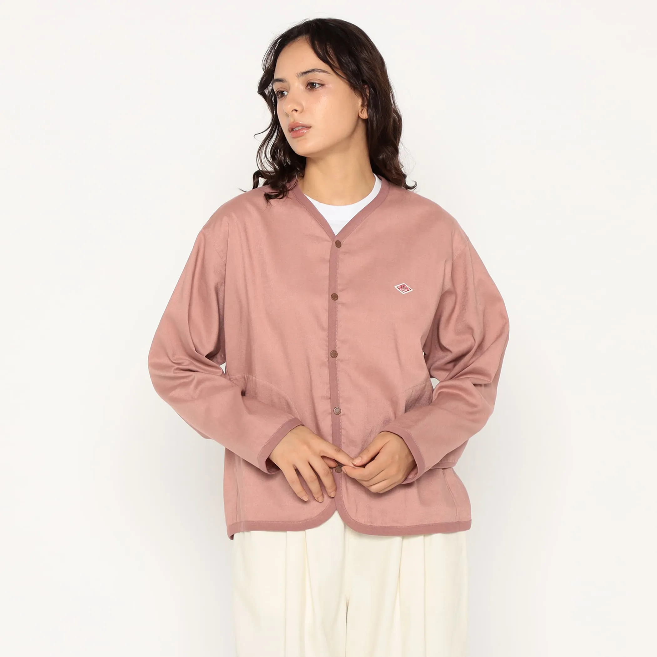 Women's Linen Polyester Cloth Shirt Cardigan sold by Danton product image thumbnail 4