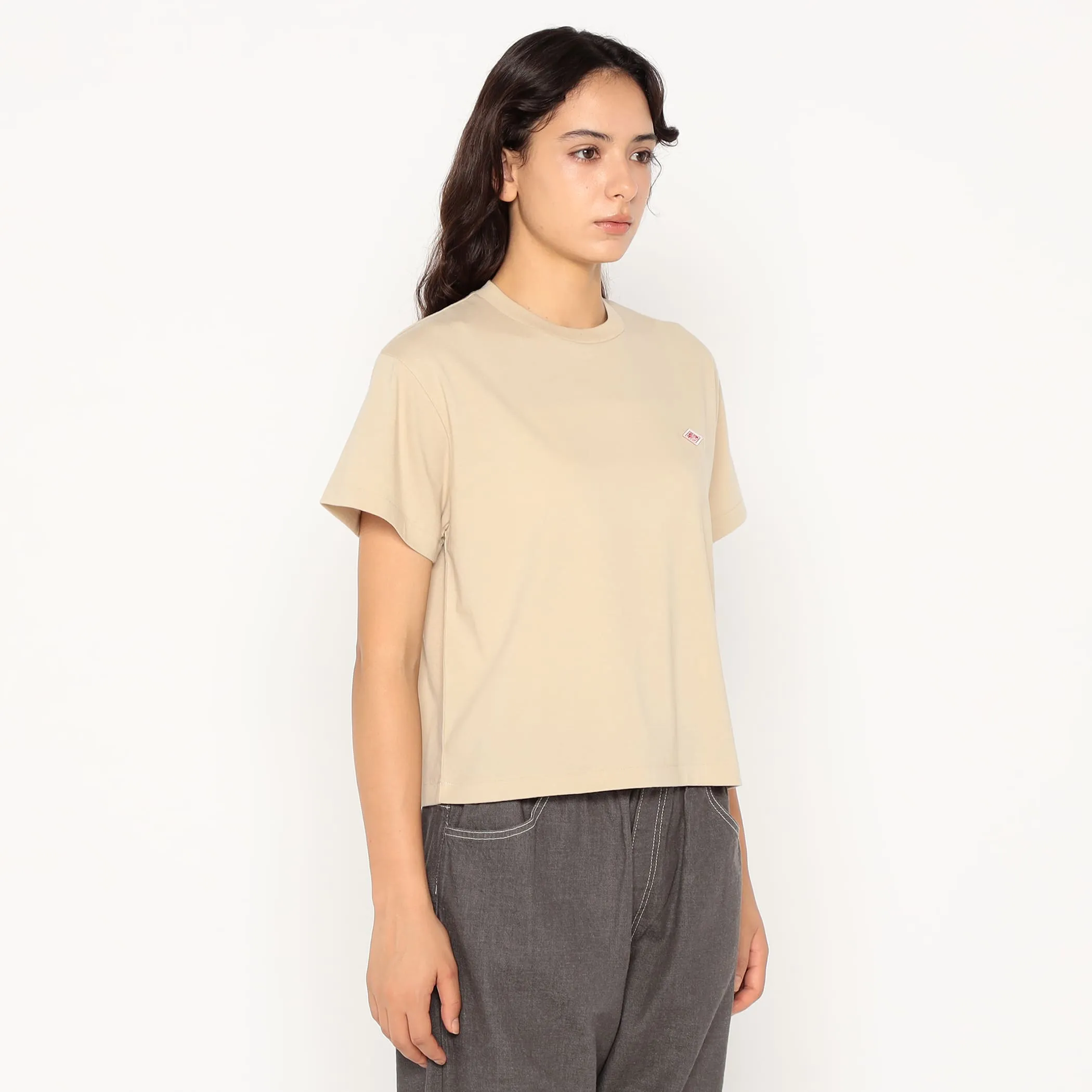 Women's Short Sleeve Cropped T-shirt sold by Danton product image thumbnail 3