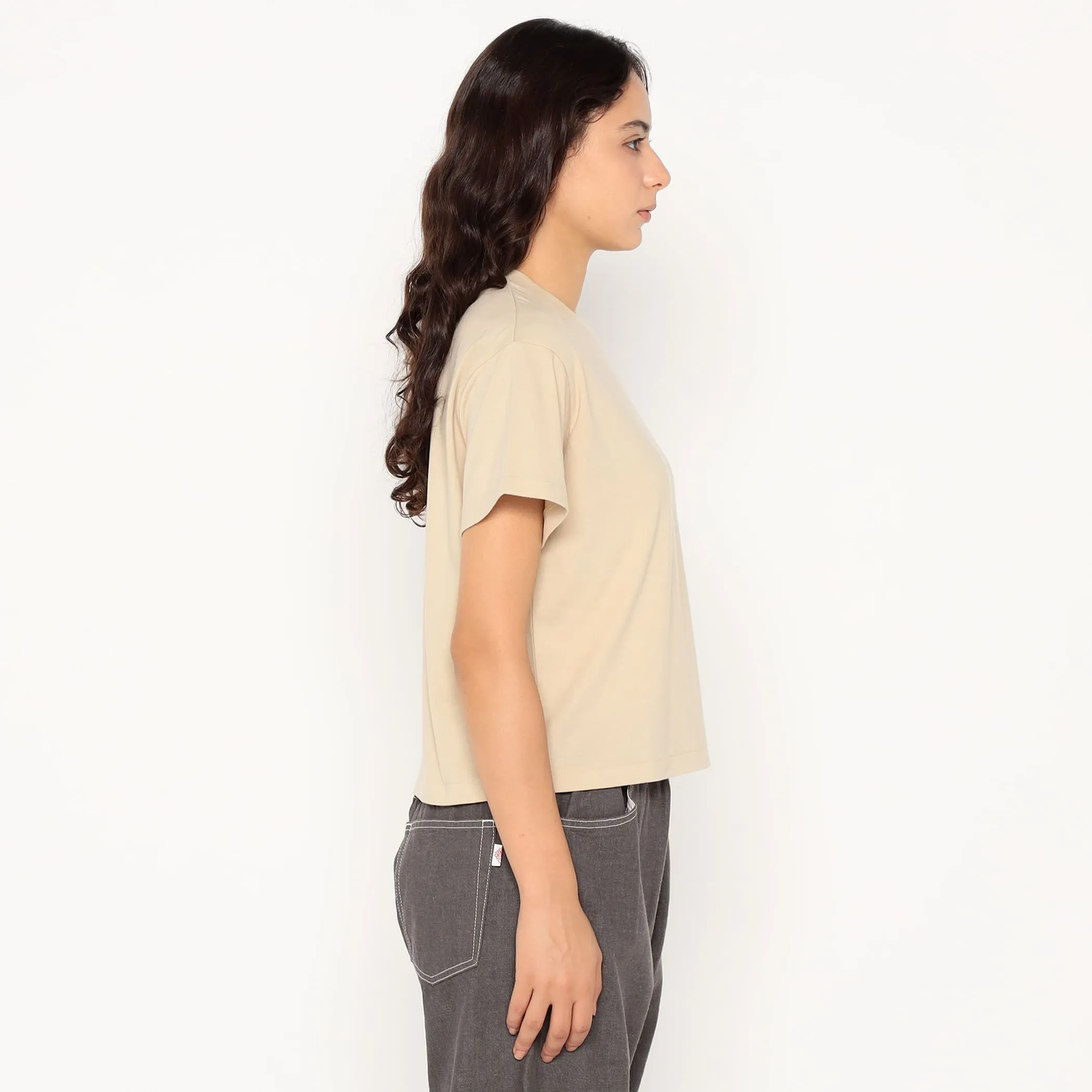Women's Short Sleeve Cropped T-shirt sold by Danton product image thumbnail 4