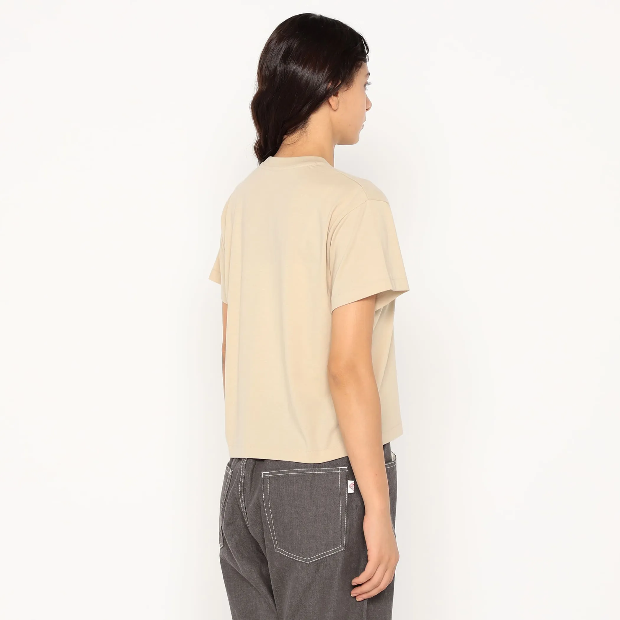 Women's Short Sleeve Cropped T-shirt sold by Danton product image thumbnail 5