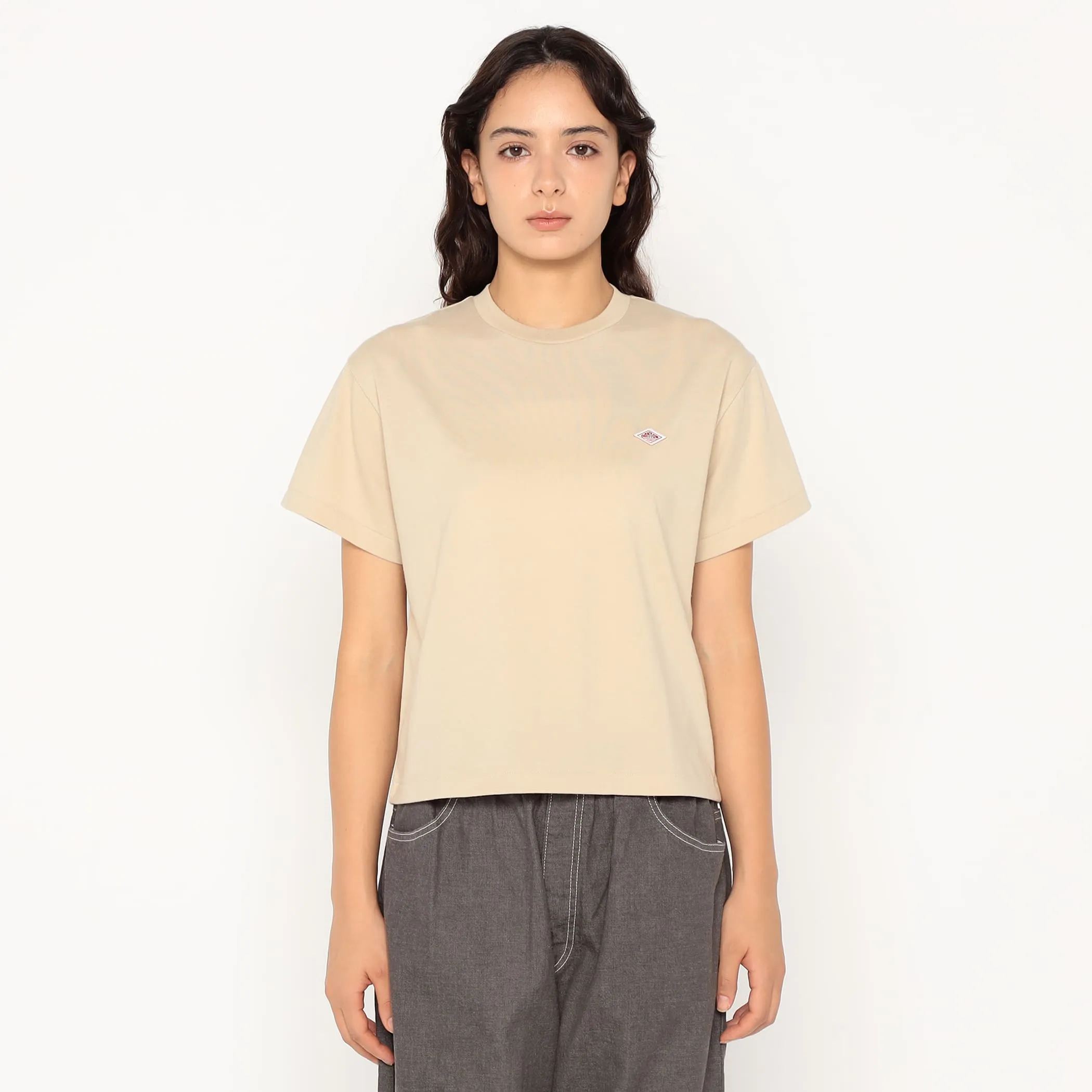 Women's Short Sleeve Cropped T-shirt sold by Danton product image thumbnail 2