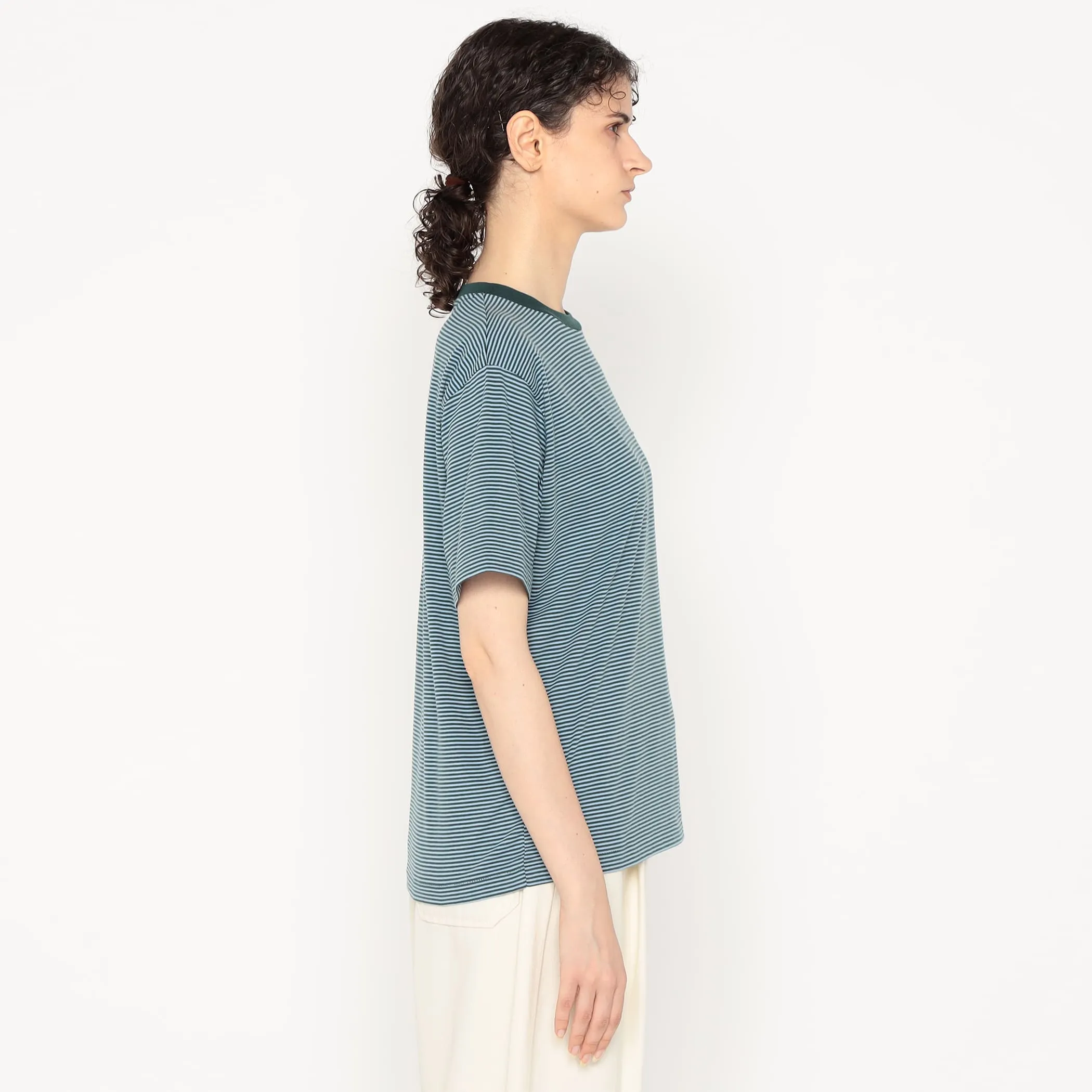 Women's Short Sleeve Inner T-shirt Stripe sold by Danton product image thumbnail 5
