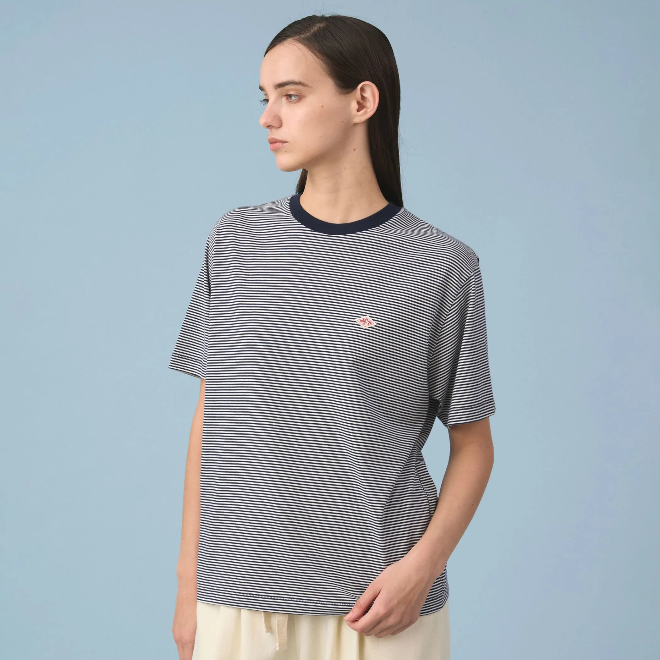 Women's Short Sleeve Inner T-shirt Stripe sold by Danton product image thumbnail 2