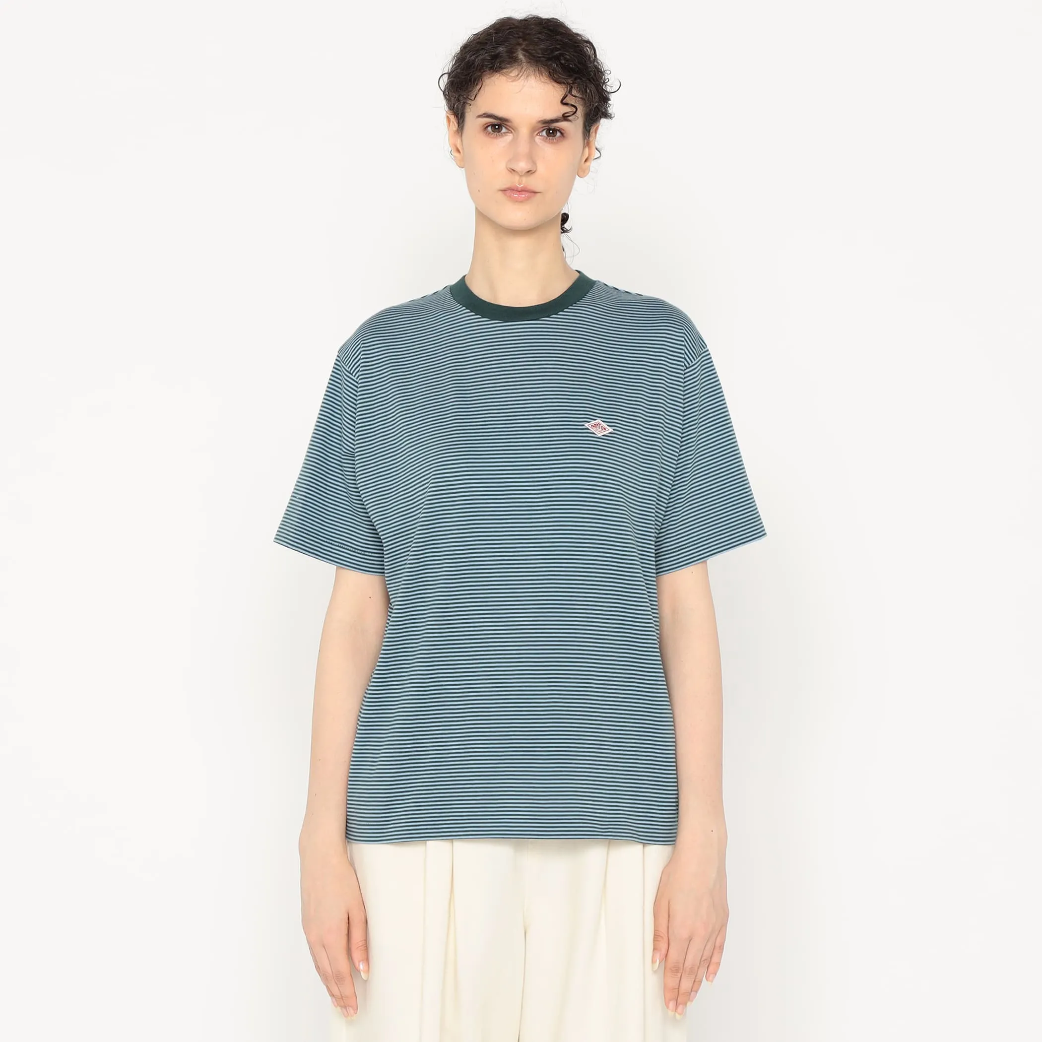 Women's Short Sleeve Inner T-shirt Stripe sold by Danton product image thumbnail 3