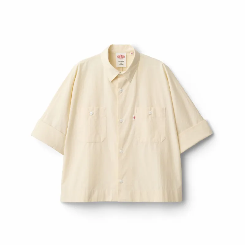 Women's Cotton Poplin Work Shirt made by Danton