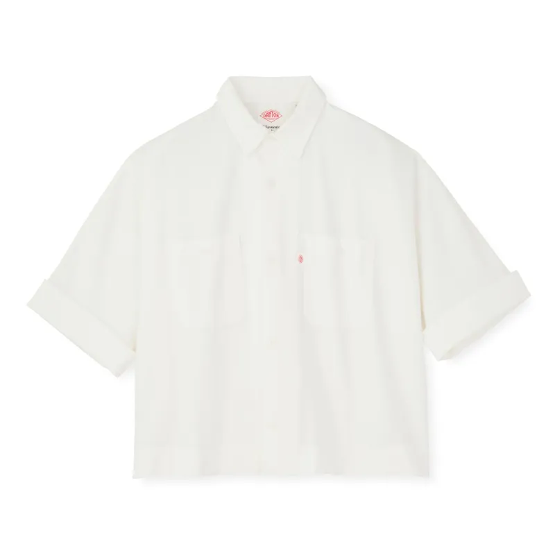 Women's Cotton Chambray Work Shirt made by Danton