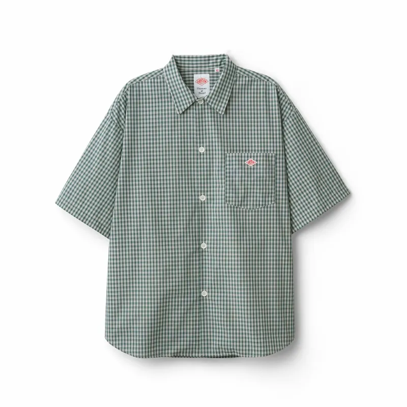 Men's T/C Poplin Short Sleeve Work Shirt made by Danton