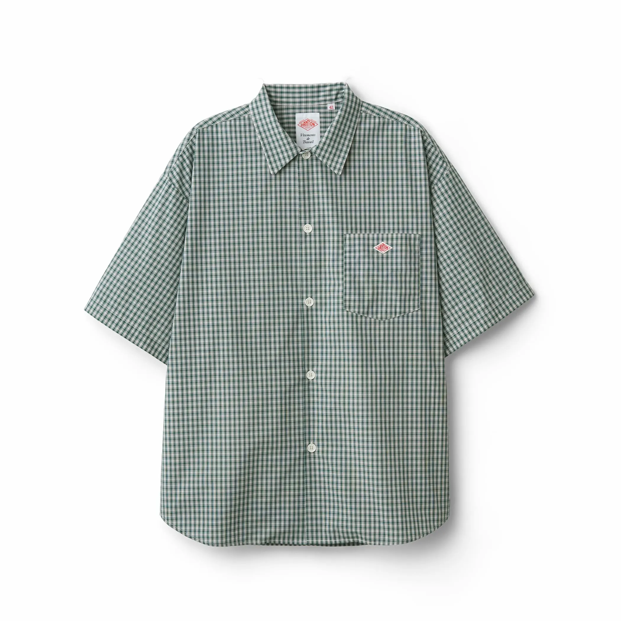 Men's T/C Poplin Short Sleeve Work Shirt sold by Danton