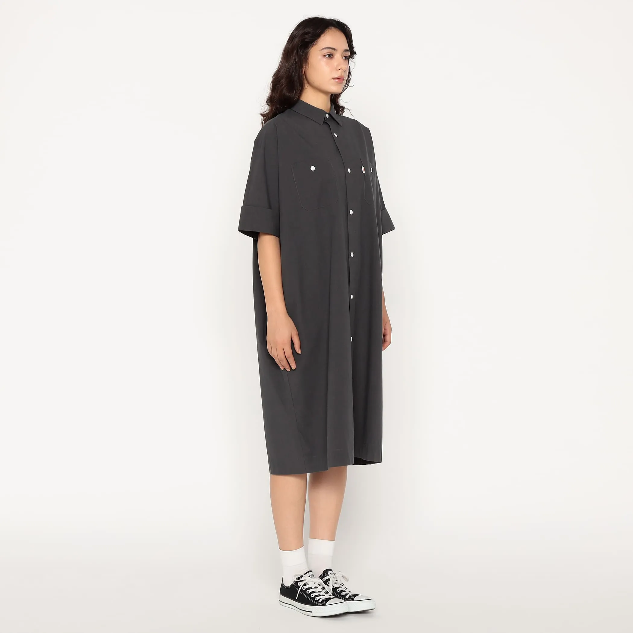 Women's Cotton Poplin Work Shirt Dress sold by Danton product image thumbnail 5